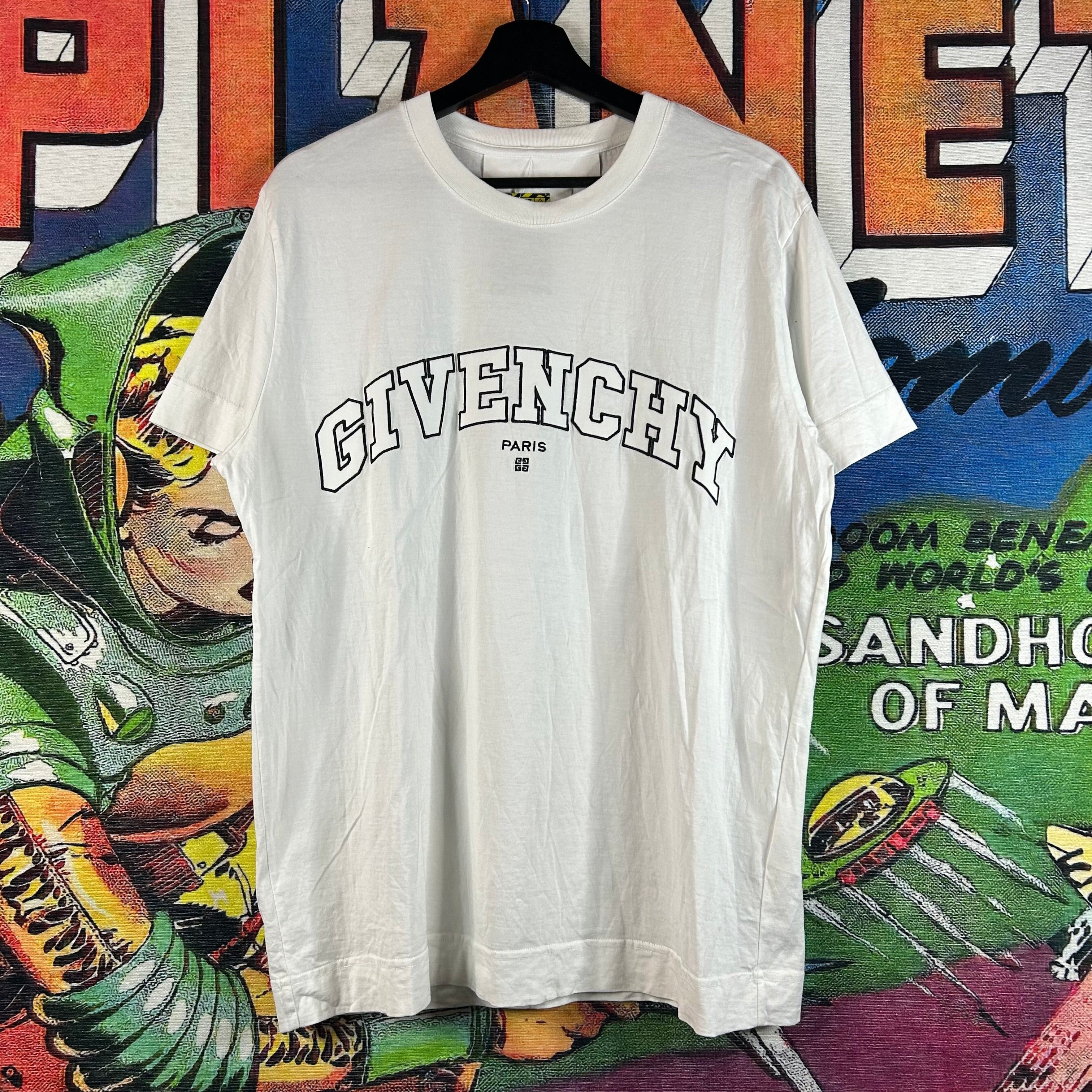 Givenchy Givenchy College Embroidered Logo Tee Size S Size US S / EU 44-46 / 1 - 1 Thumbnail
