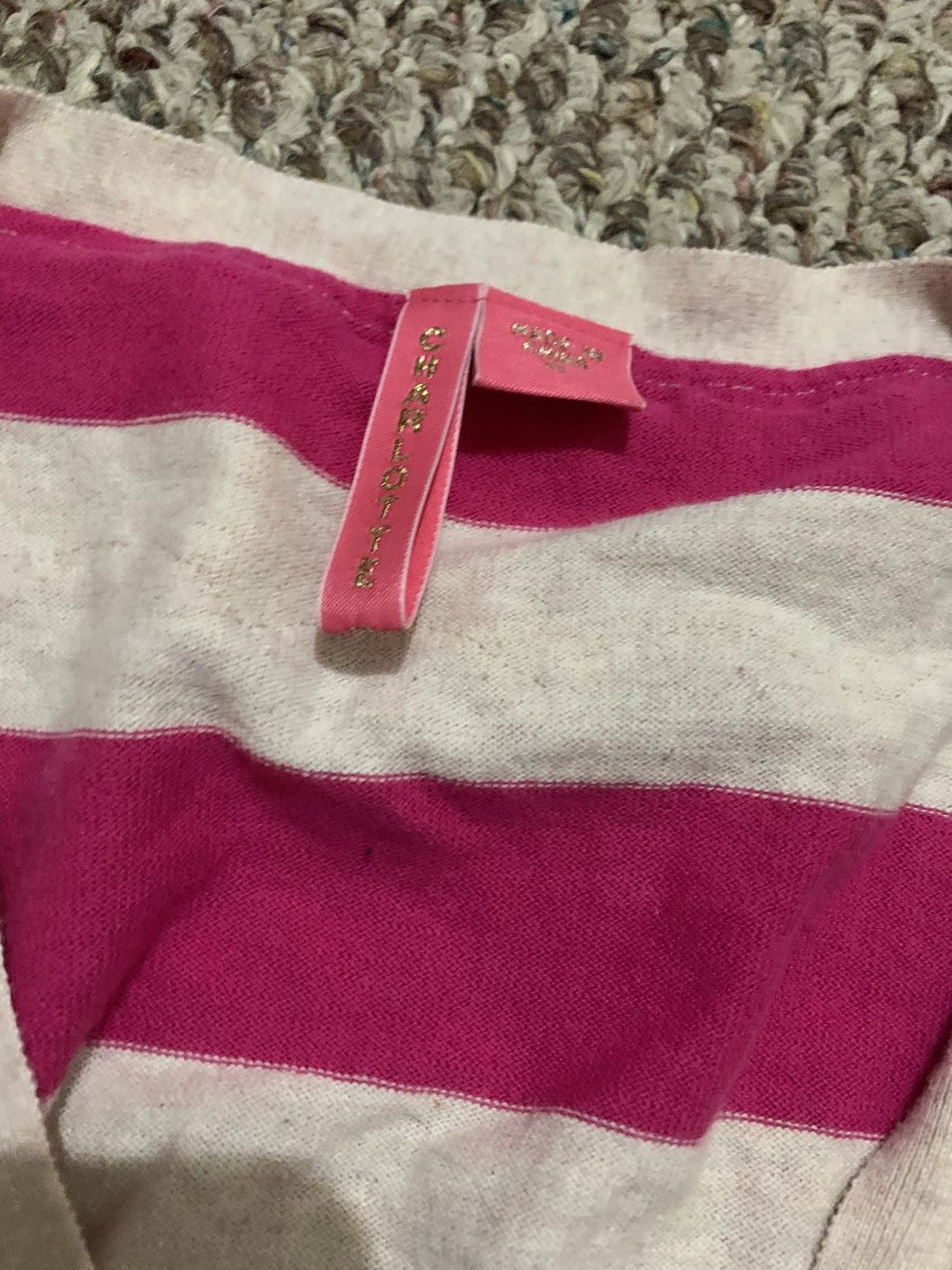 Other Y2K Pink and White Striped top Size XL / US 12-14 / IT 48-50 - 4 Thumbnail