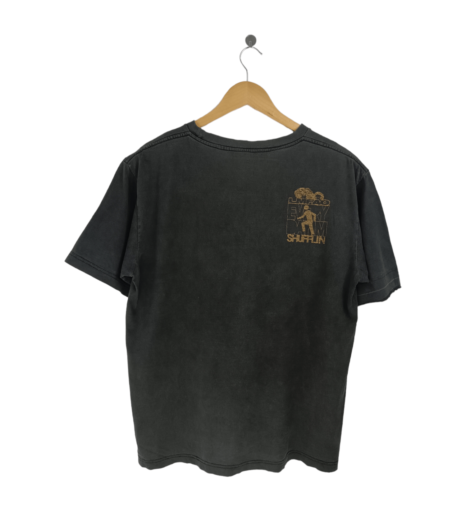 Band Tees THRASHED FADED VINTAGE Y2K LMFAO EVERYDAY IM SHUFFLIN GUETTA Size US L / EU 52-54 / 3 - 2 Thumbnail