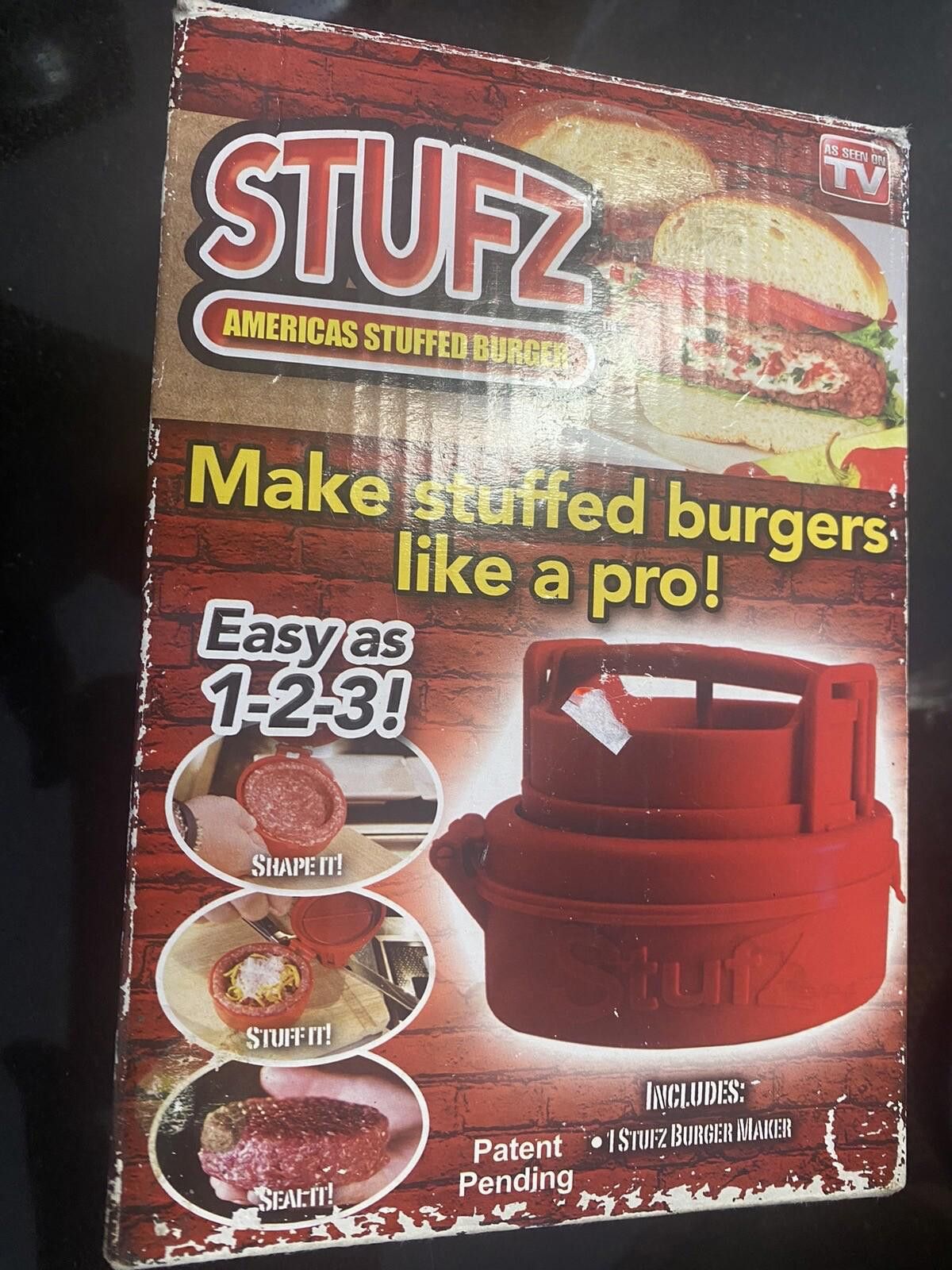 Other STUFZ Burger Stuffer Hamburger Maker Stuff BBQ As Seen On TV Size ONE SIZE - 1 Thumbnail