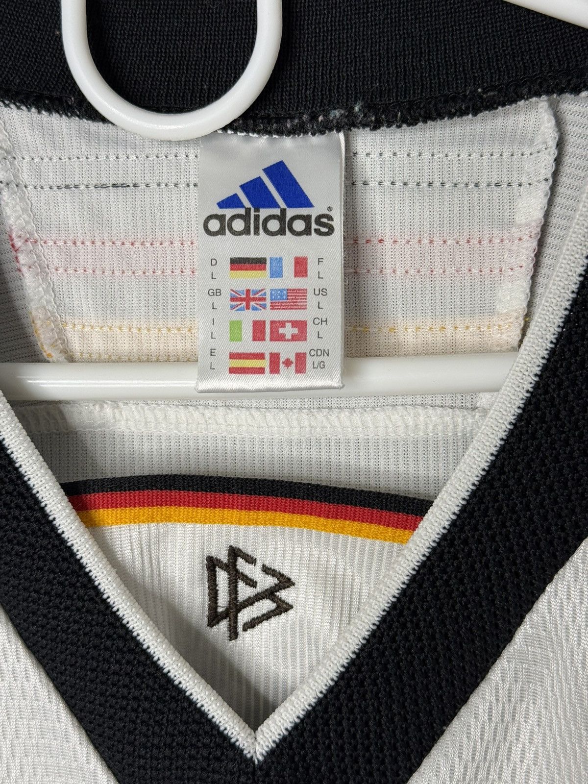 Adidas Vintage Adidas Germany 1998-00 Home Football Jersey size L Size US L / EU 52-54 / 3 - 9 Thumbnail