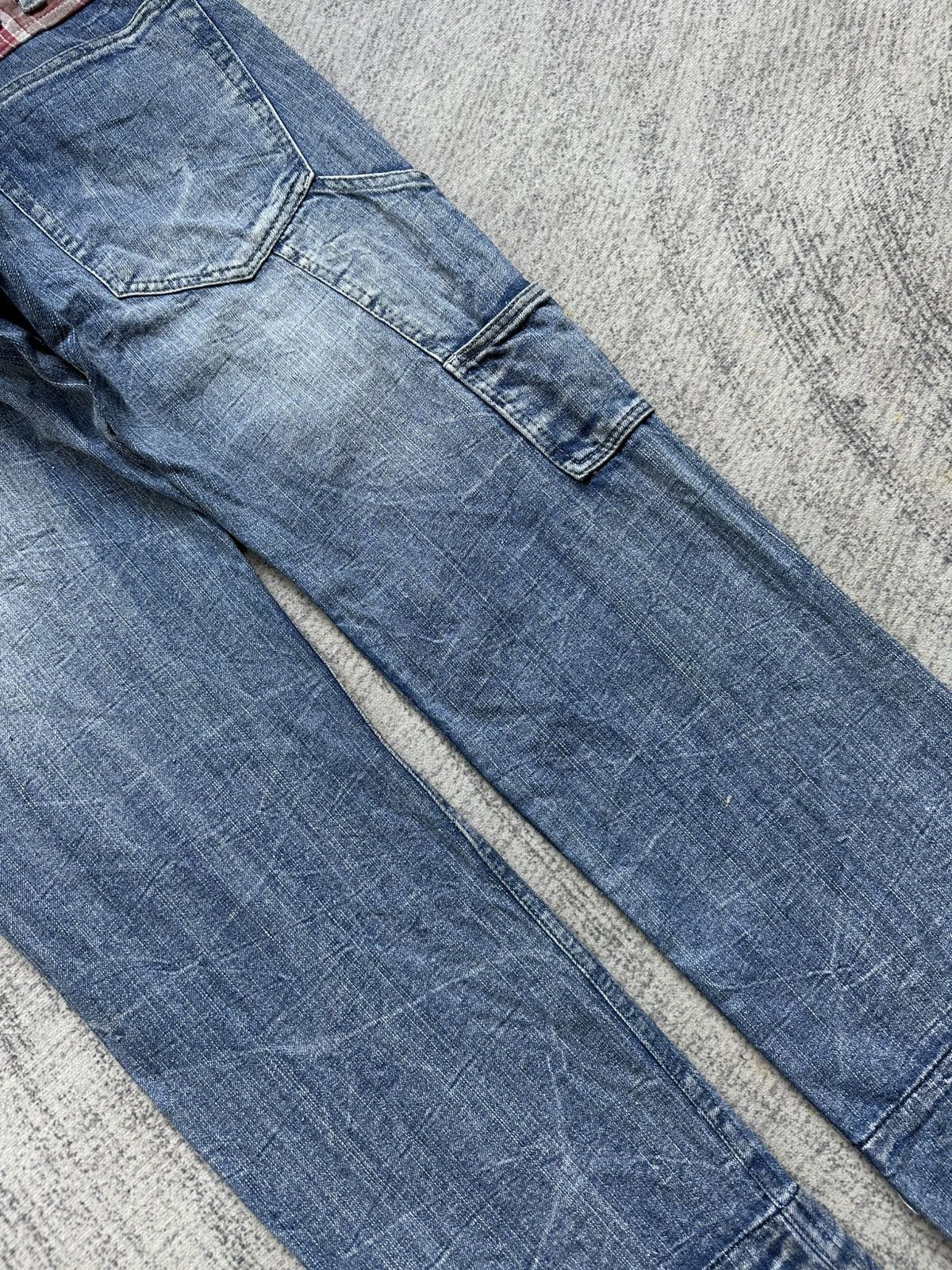 Japanese Brand Vintage Double Waist Wild Life Wash Jeans Size US 34 / EU 50 - 12 Thumbnail