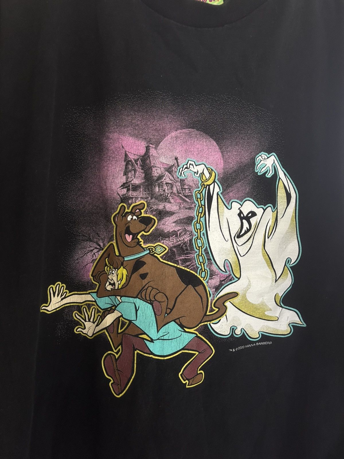 Vintage Vintage Scooby Doo Shaggy Ghost Castle Graphic T-shirt Size US XL / EU 56 / 4 - 3 Thumbnail