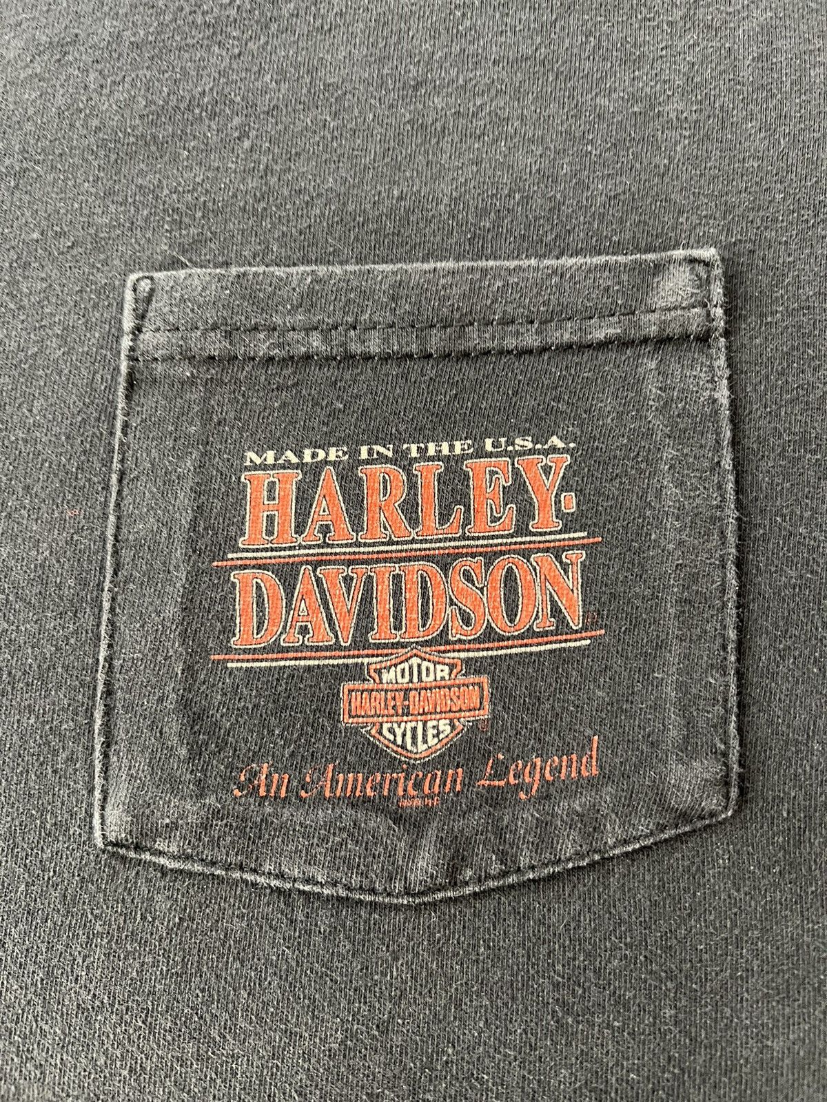 Harley Davidson Vintage 2001 Harley Davidson Las Vegas Pocket Long Sleeve Size US L / EU 52-54 / 3 - 7 Thumbnail