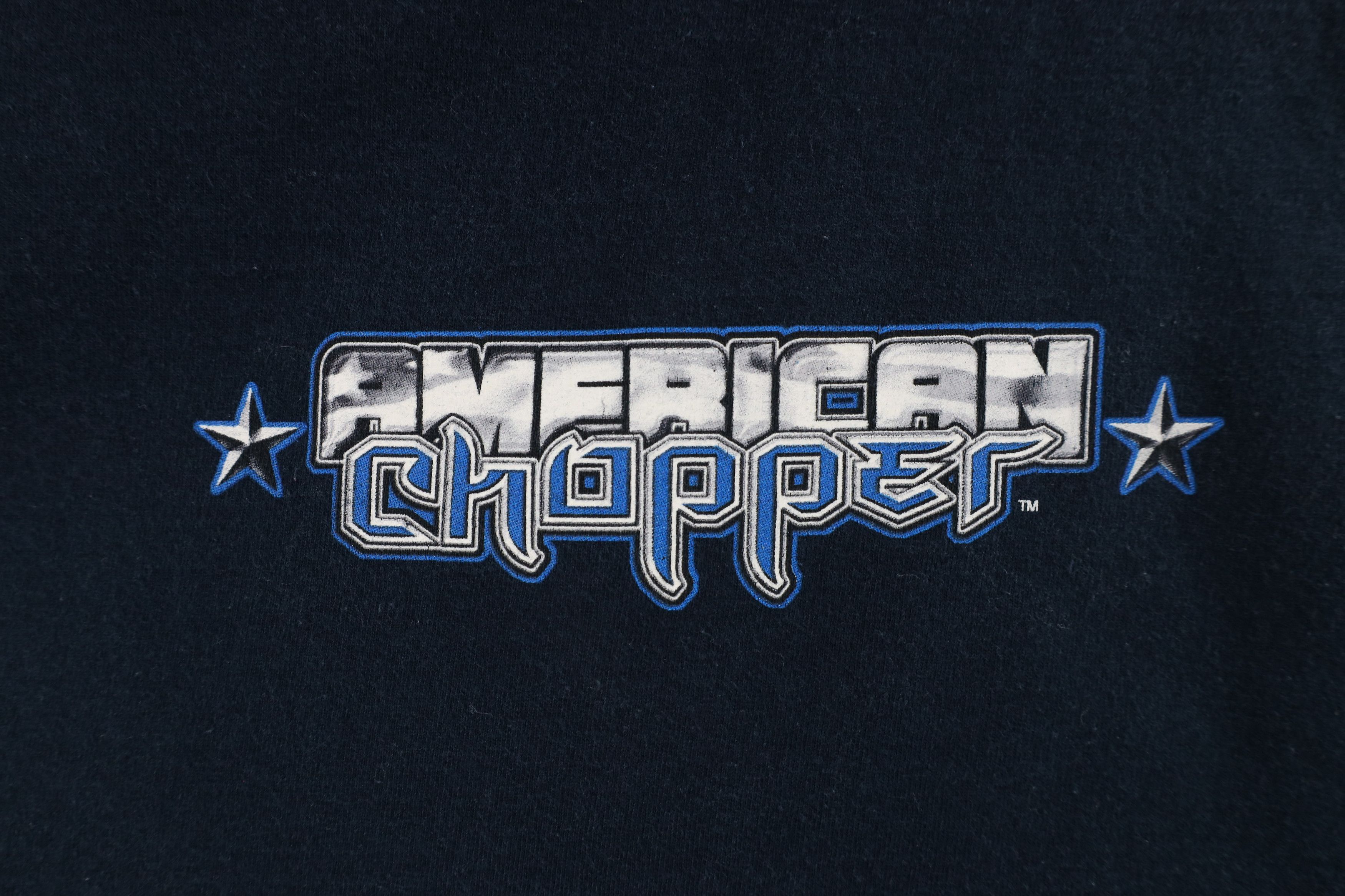Vintage Vintage Y2K 2003 Chopper Jet Bike Motorcycle T-Shirt Blue Size US L / EU 52-54 / 3 - 4 Thumbnail