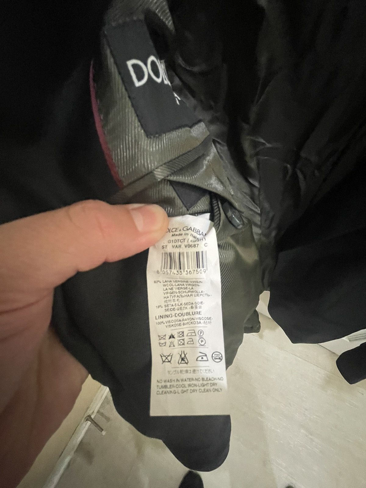 Dolce & Gabbana dolce and gabbana black blazer, size 48 Size 48R - 2 Thumbnail