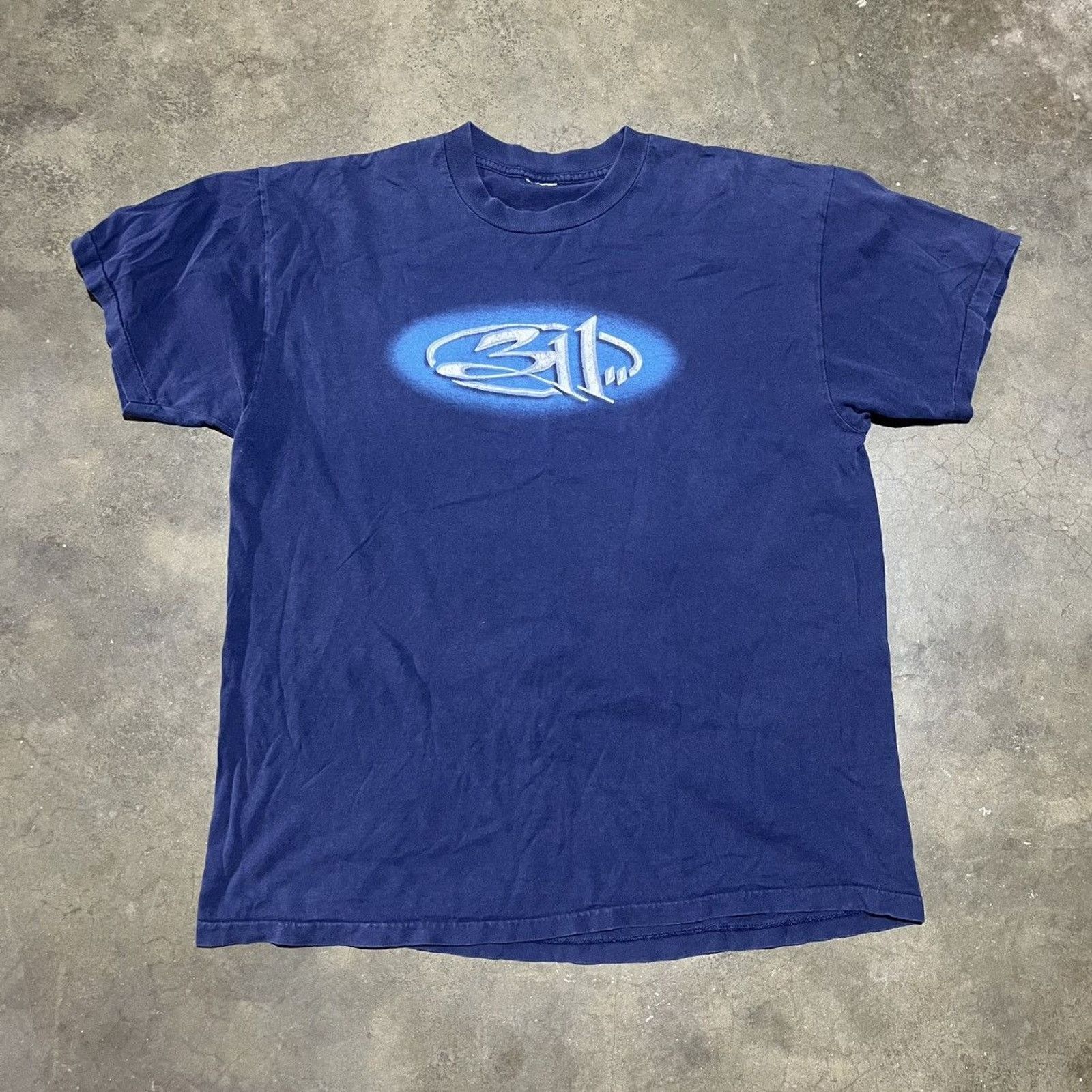 Band Tees × Vintage Vintage 311 Three Eleven Fire Flames | Grailed