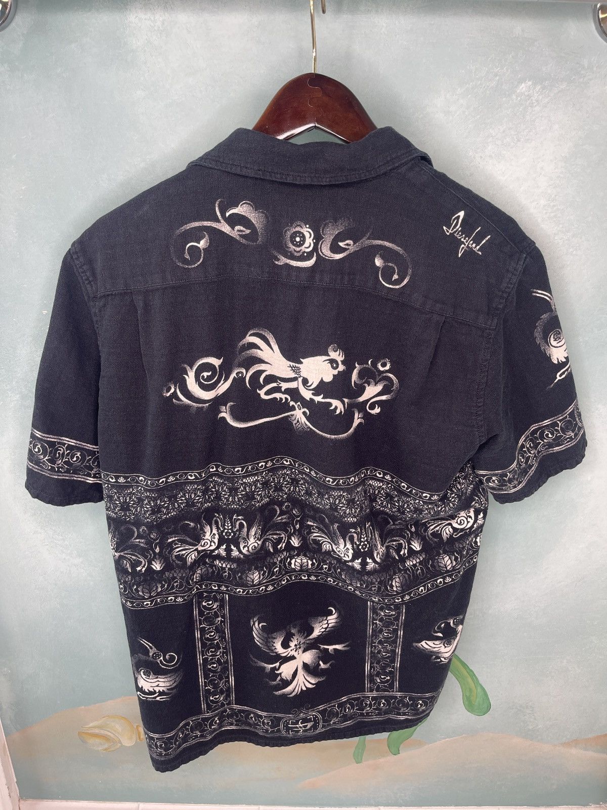 Diesel Diesel Black and White Patterned Men's Shirt Size US L / EU 52-54 / 3 - 2 Thumbnail