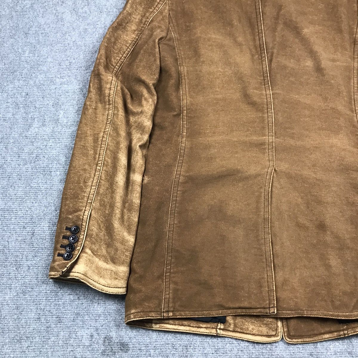 5351 POUR LES HOMMES 🔥5351 POUR LES HOMMES BROWN ART BLAZER COAT JACKET Size US L / EU 52-54 / 3 - 9 Thumbnail