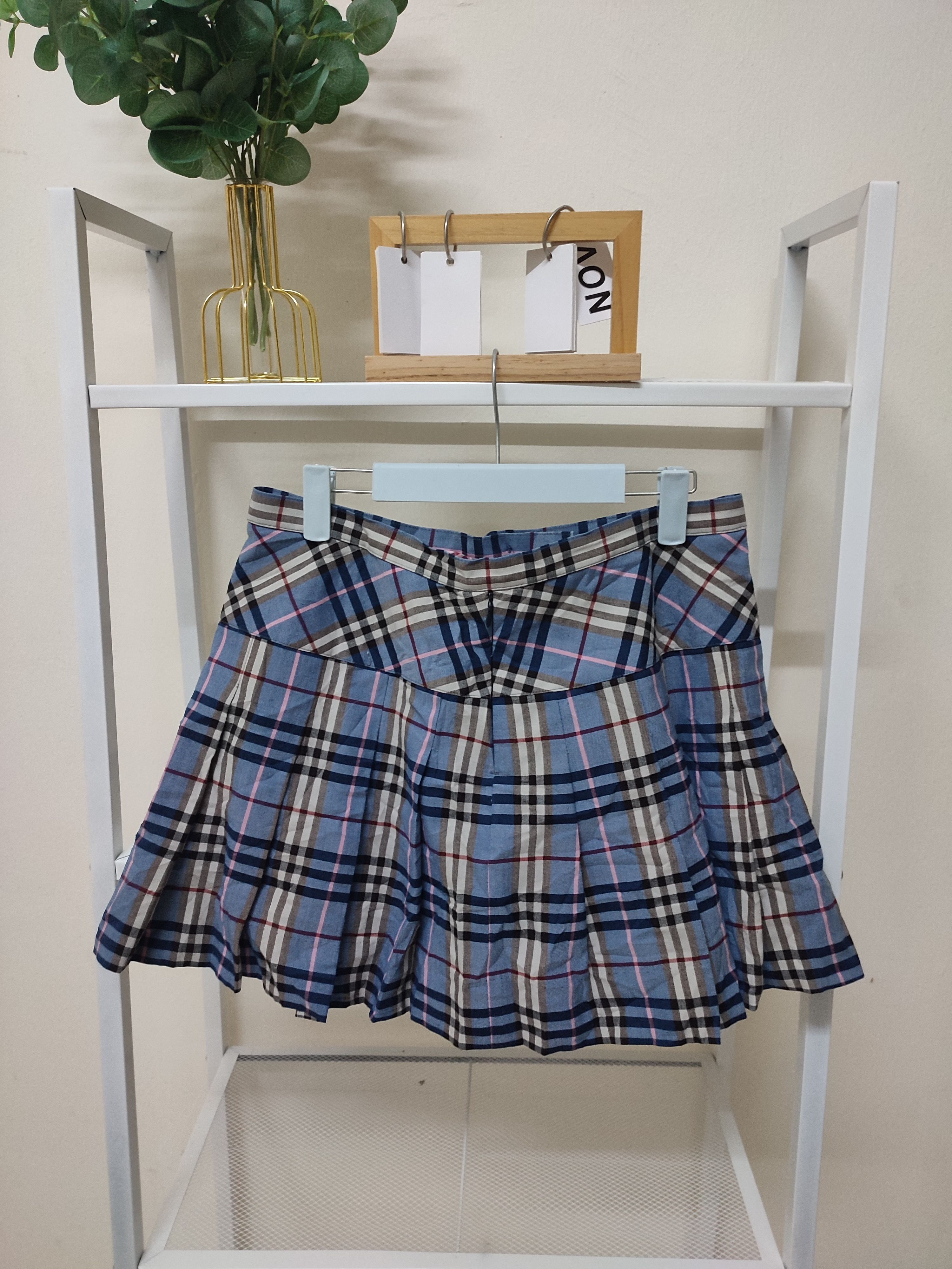 Japanese Brand × Vintage Vintage Japanese Brand Elite Skirt Nova Check Double Zip Size 32" / US 10 / IT 46 - 2 Thumbnail
