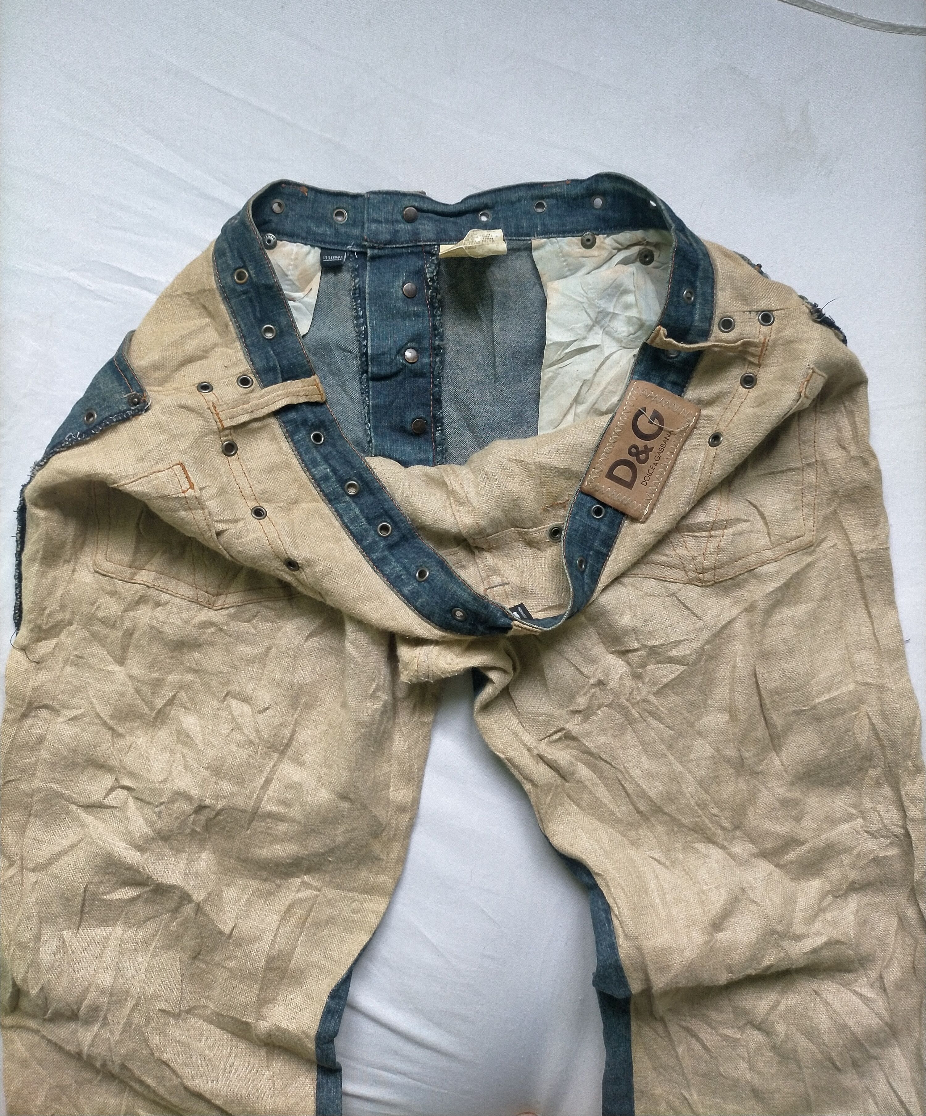 Dolce & Gabbana Vintage Dolce Gabbana Hybrid 90s Flare Denim Size US 36 / EU 52 - 1 Thumbnail