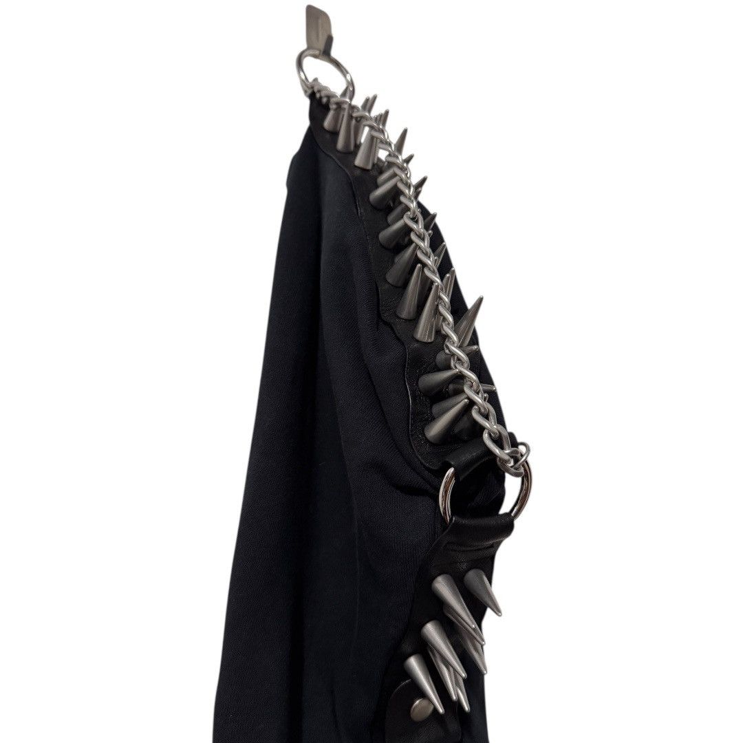 WE11DONE We11done Metal Mohawk Spike Black Zip-Up Hoodie Size US L / EU 52-54 / 3 - 7 Thumbnail