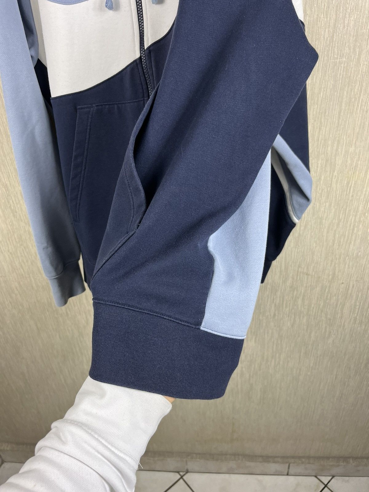 Nike Nike y2k big swoosh logo zip hoodie sweatshirt baby blue Size US XL / EU 56 / 4 - 13 Thumbnail