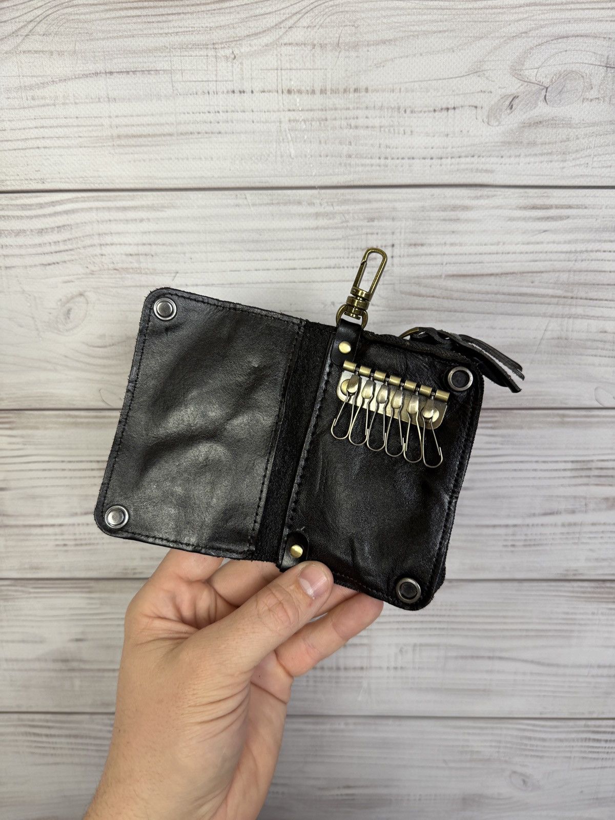 Ralph Lauren Double RL Leather Wallet RRL Wallet Size ONE SIZE - 4 Thumbnail