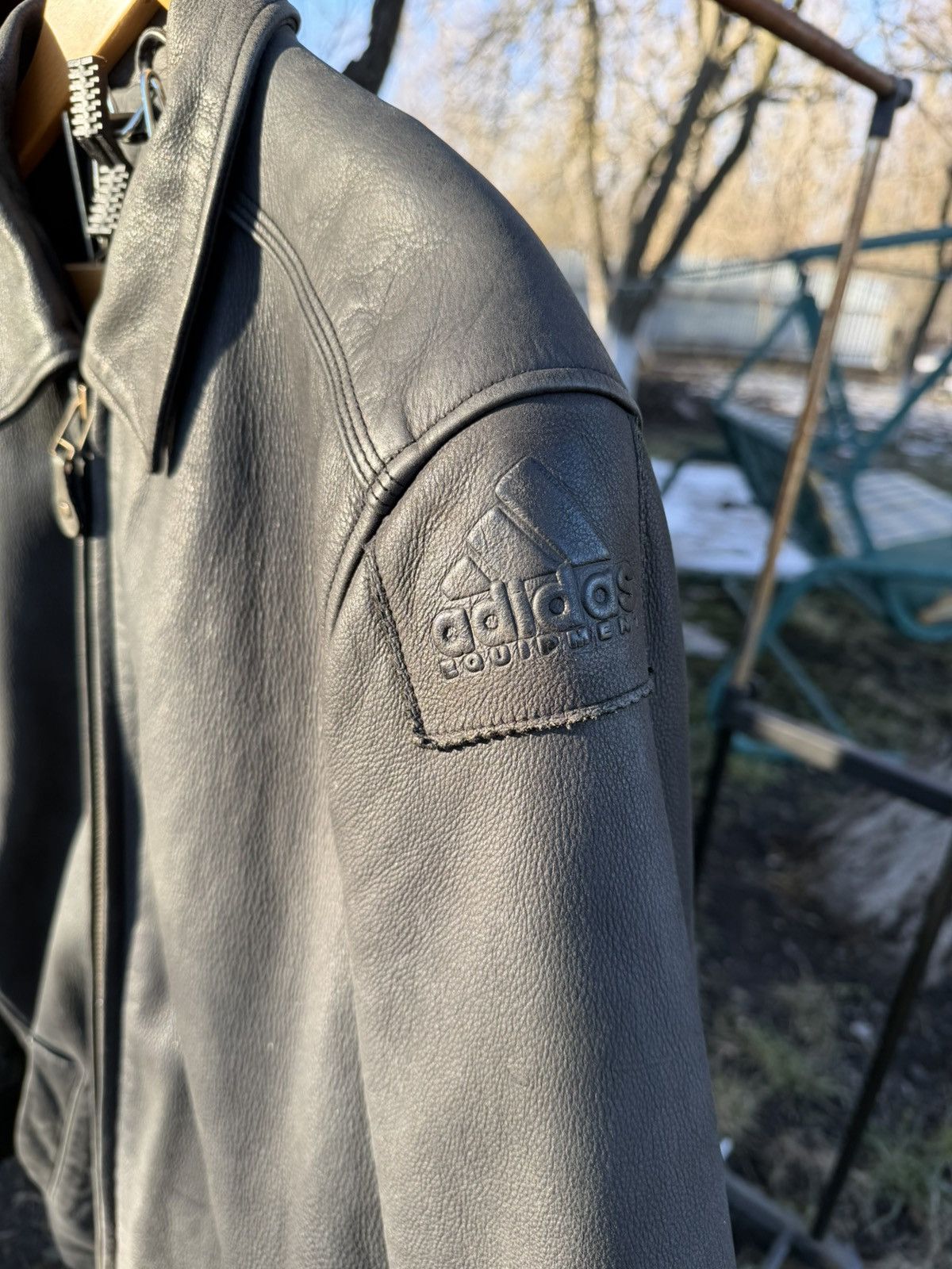 Adidas Vintage adidas equipment leather jacket ss90 Size US M / EU 48-50 / 2 - 2 Thumbnail