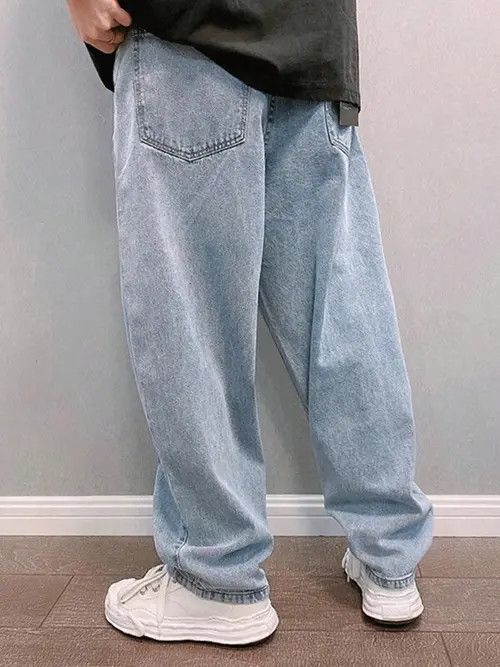 Jean Baloon Skate Baggy Denim Jeans Loose 2000s Size US 32 / EU 48 - 2 Thumbnail