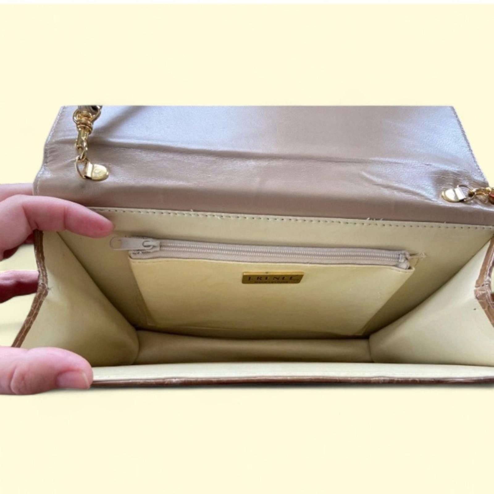 Designer Vintage 70s J Renee Snakeskin Clutch Satchel Handbag Size ONE SIZE - 9 Thumbnail
