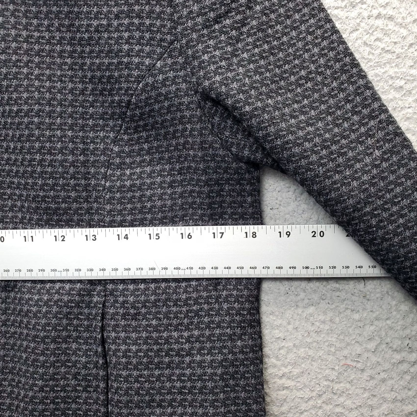 Vintage Amanda Smith Jacket Women Size 6 Wom ens Houndstooth Multi Wool Full Zip Collared Casual Shirt Size M / US 6-8 / IT 42-44 - 4 Thumbnail
