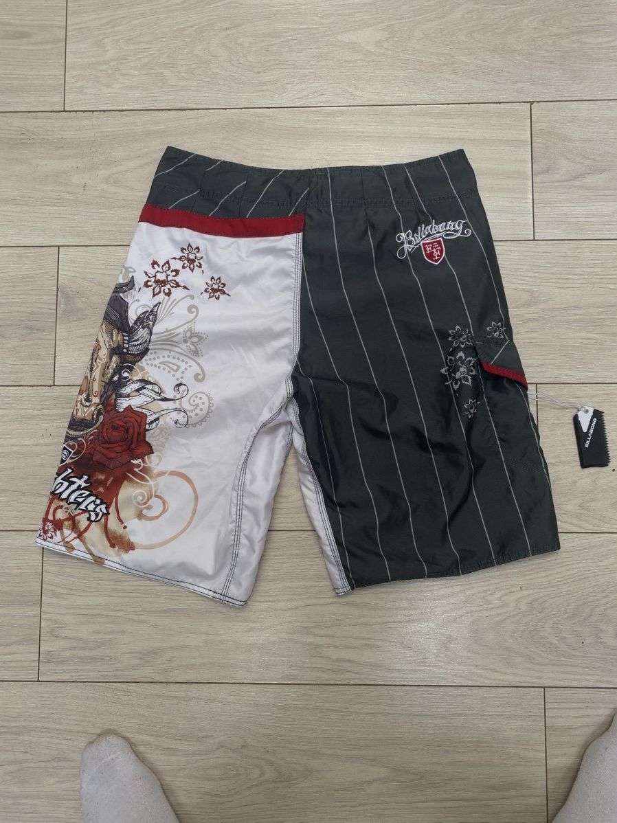 Billabong × Vintage Billabong Graphic Board Shorts (New w/ Keychain) - Size 32 Size US 32 / EU 48 - 4 Thumbnail