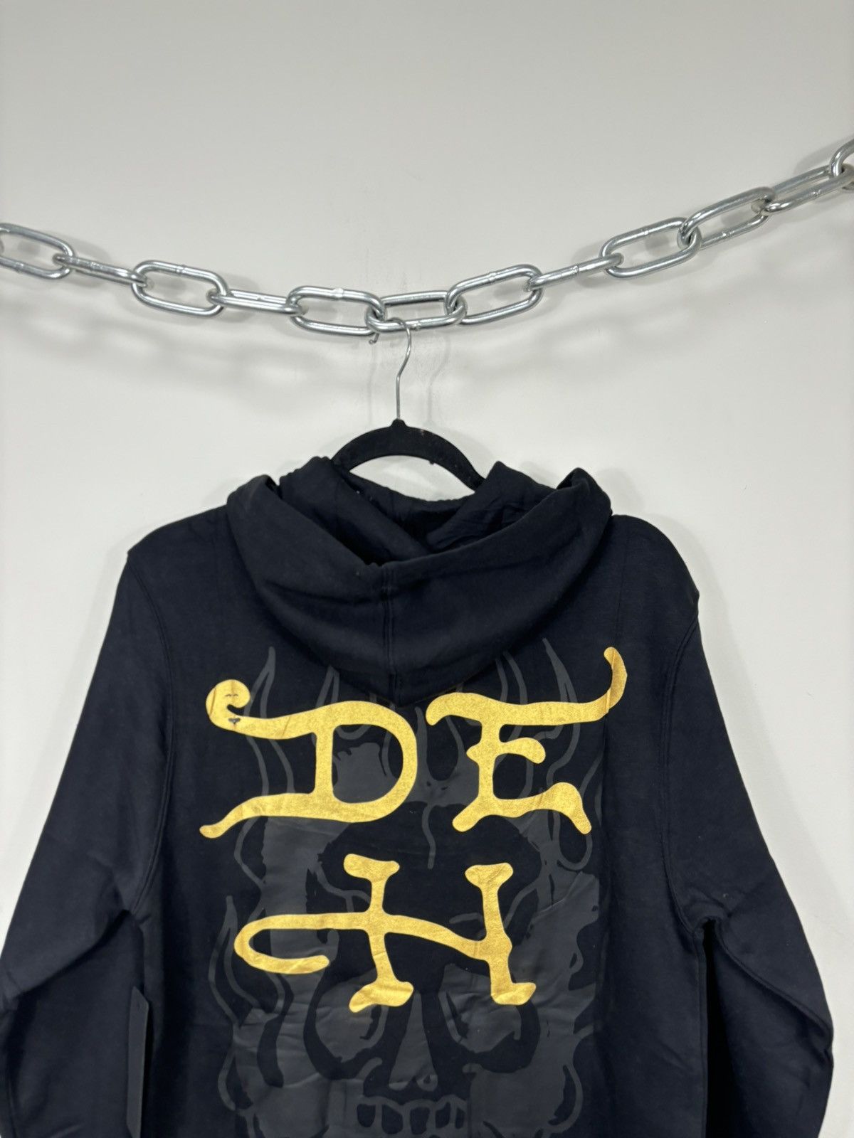 Christian Audigier Ed Hardy Big Snake Logo Y2K Hype NEW Black Hoodie Size US S / EU 44-46 / 1 - 18 Thumbnail