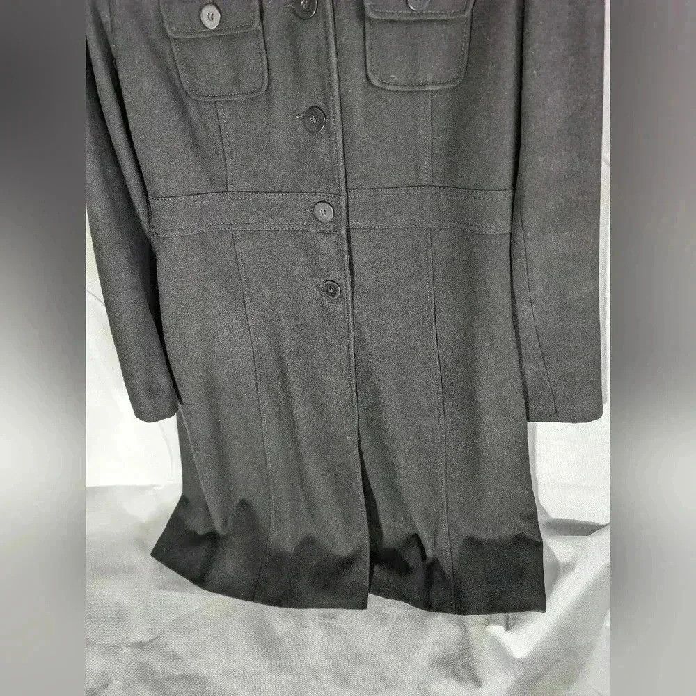 Kenneth Cole Women's Kenneth Cole Black trench coat sz 12 Size XL / US 12-14 / IT 48-50 - 3 Thumbnail