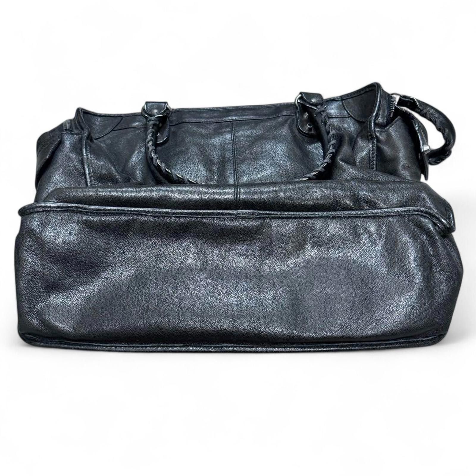 Balenciaga Balenciaga - Black Leather Handbag Size ONE SIZE - 3 Thumbnail
