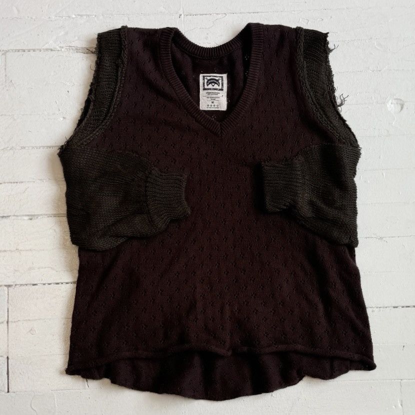 Undercover Undercover Spring 2003 ‘SCAB’ Rebuilt Sweater Vest M Size US M / EU 48-50 / 2 - 1 Thumbnail