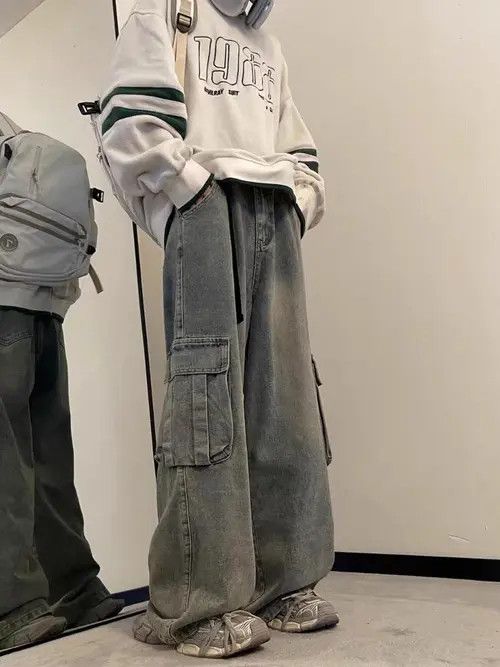 Vintage Kurihara x Yui Light Blue High Street Vintage Loose Jeans Size US 32 / EU 48 - 4 Thumbnail