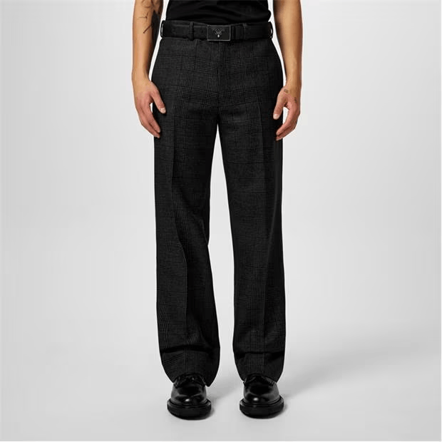 Prada Check Trousers Size 54R - 5 Thumbnail