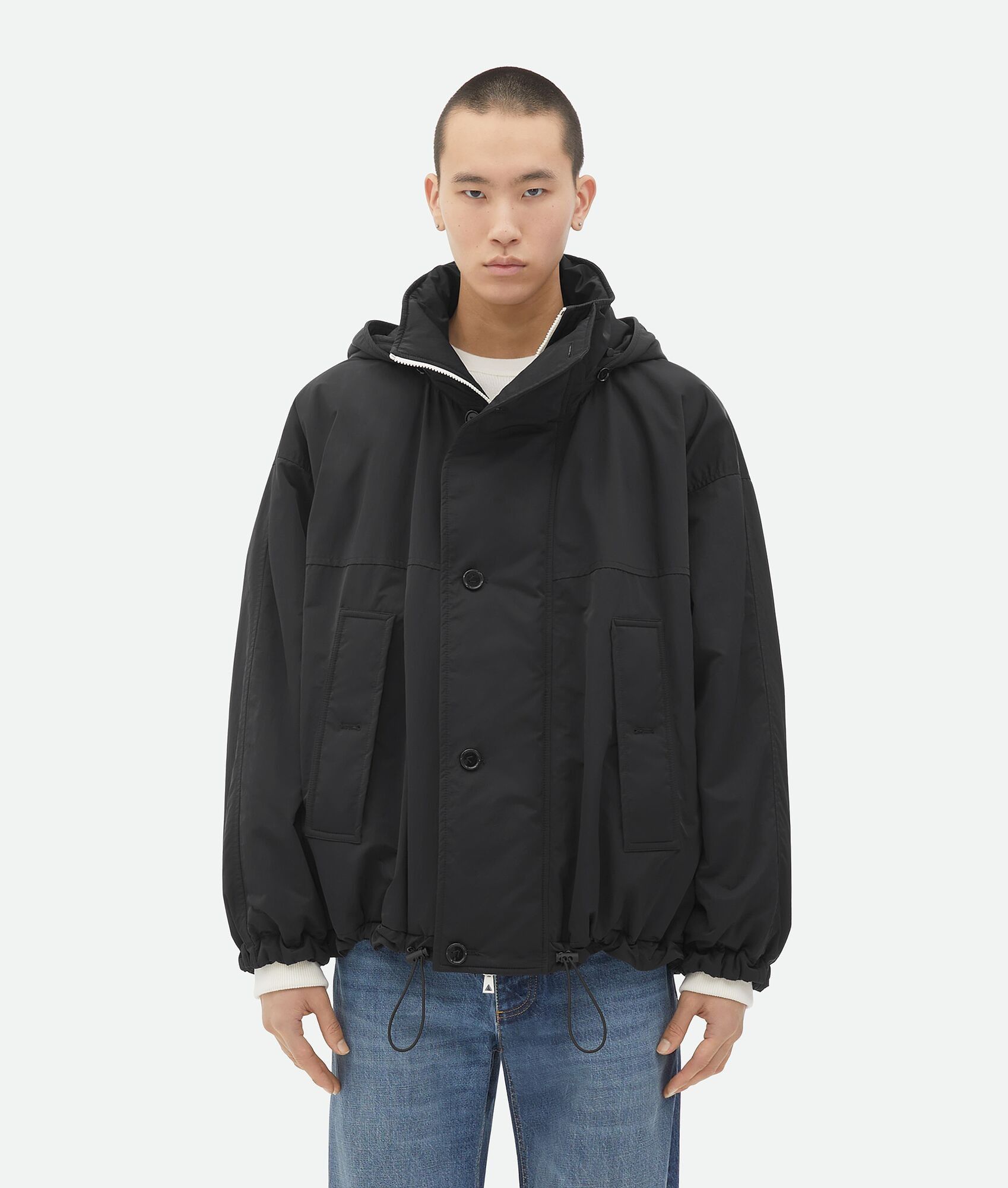 Bottega Veneta o1lf3ng10525 Tech Nylon Padded Jacket in Black Size US S / EU 44-46 / 1 - 1 Thumbnail