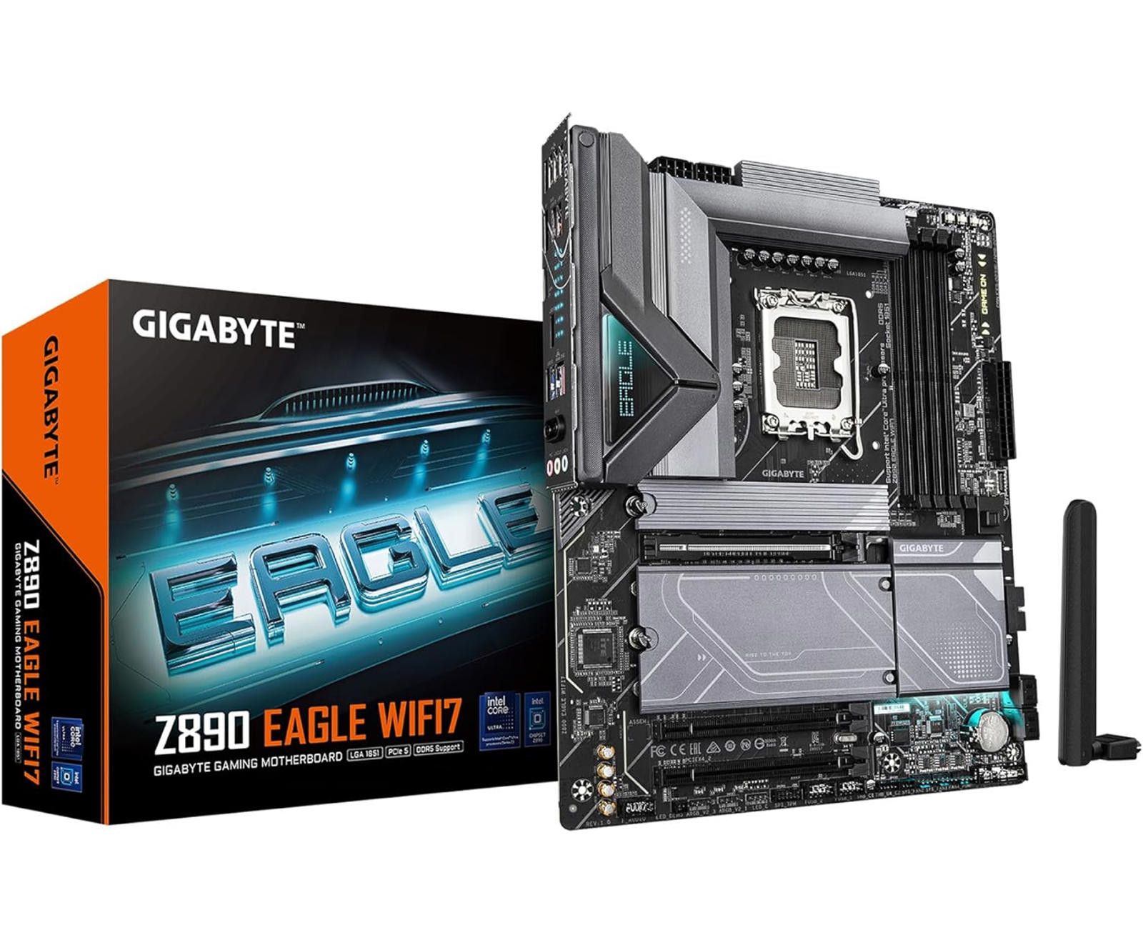 Designer UNOPENED GIGABYTE Z890 EAGLE WIFI7 Gaming Motherboard Size ONE SIZE - 1 Thumbnail