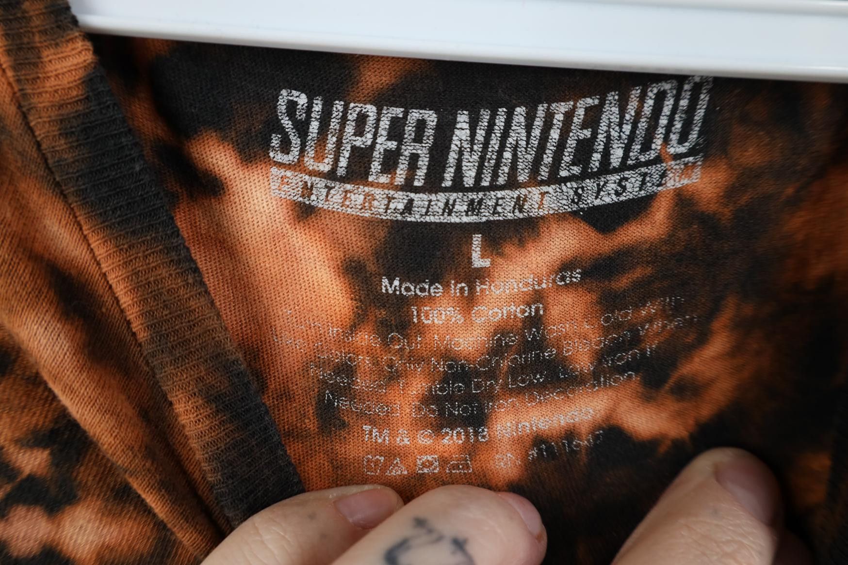 Nintendo Vintage Y2K Super Nintendo Wash Super Mariokart T-Shirt Size L / US 10 / IT 46 - 8 Thumbnail