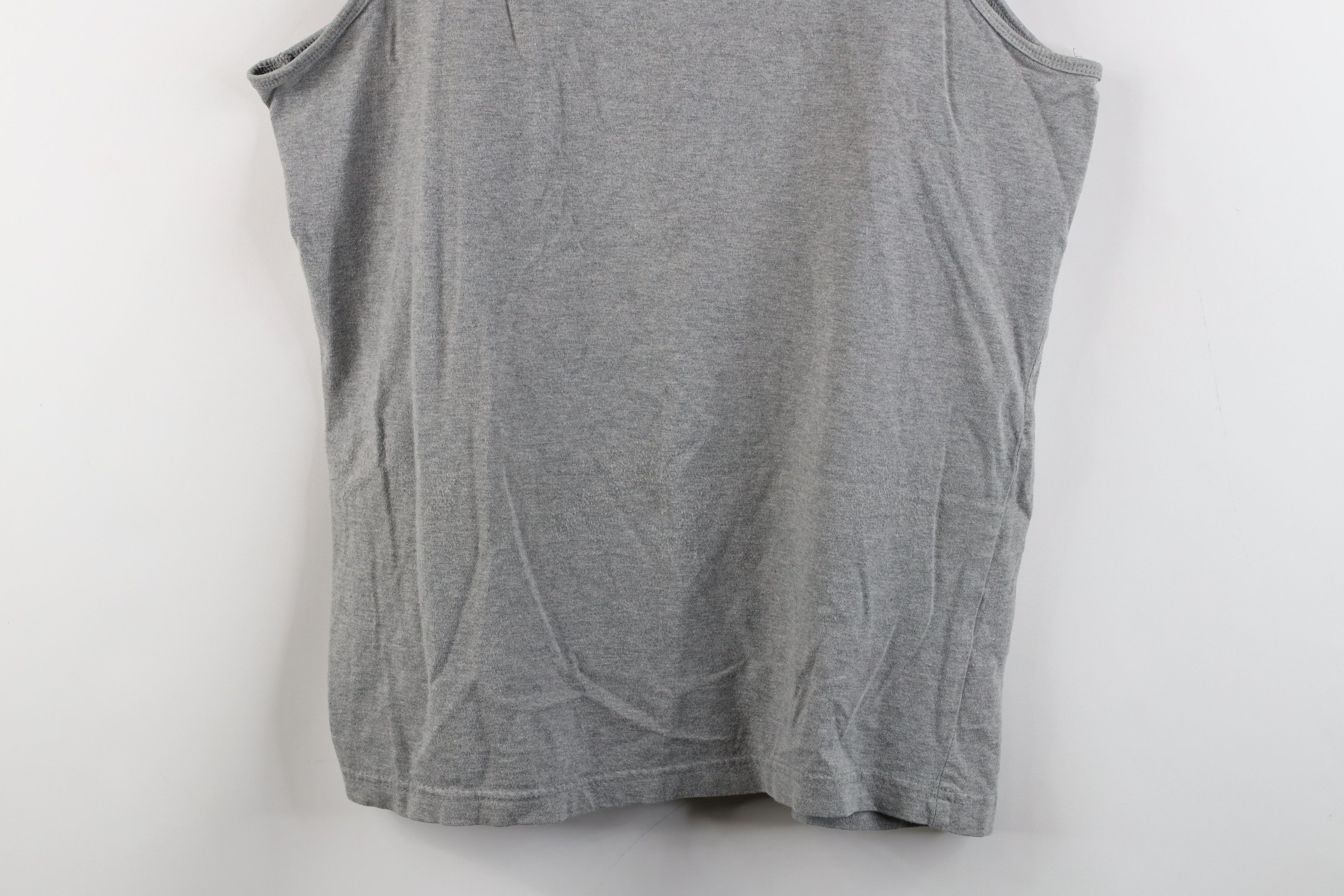 Vintage Vintage 90s Streetwear Heavy Cotton Tank Top T-Shirt Gray Size US M / EU 48-50 / 2 - 3 Thumbnail