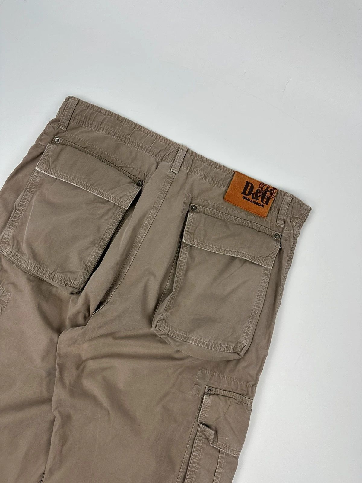 Dolce & Gabbana Dolce & Gabbana Multi Cargo Pockets Brown Parachute Pants Size US 32 / EU 48 - 7 Thumbnail