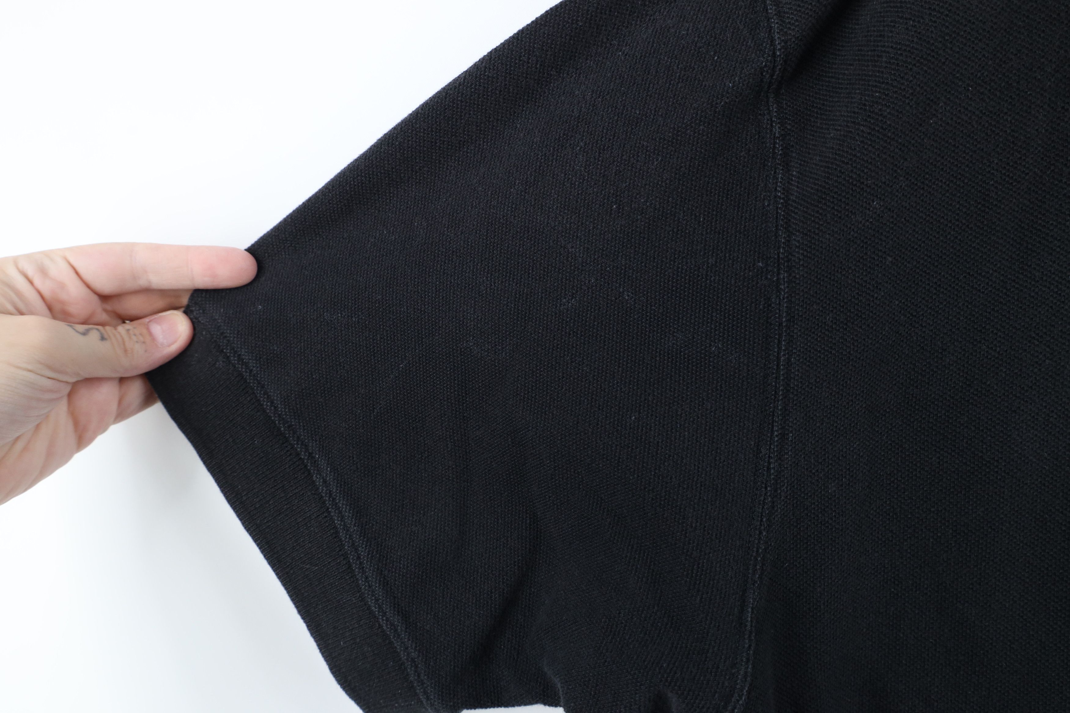 Vintage × Woolrich Woolen Mills Vintage 90s Woolrich Spell Out Collared Polo Shirt Black Size US L / EU 52-54 / 3 - 7 Thumbnail