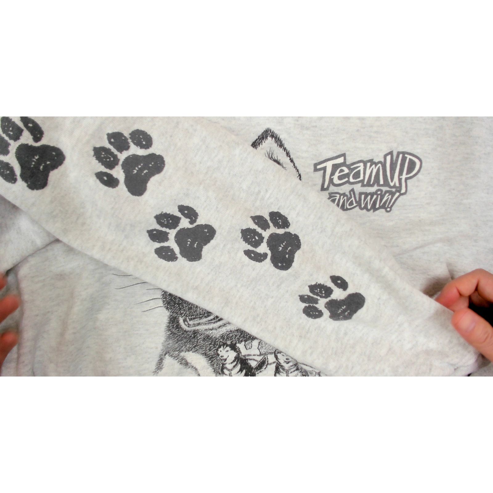 Vintage Vintage 90s Thrashed Boxy Husky Sled Dog Sweatshirt Size US XL / EU 56 / 4 - 13 Thumbnail