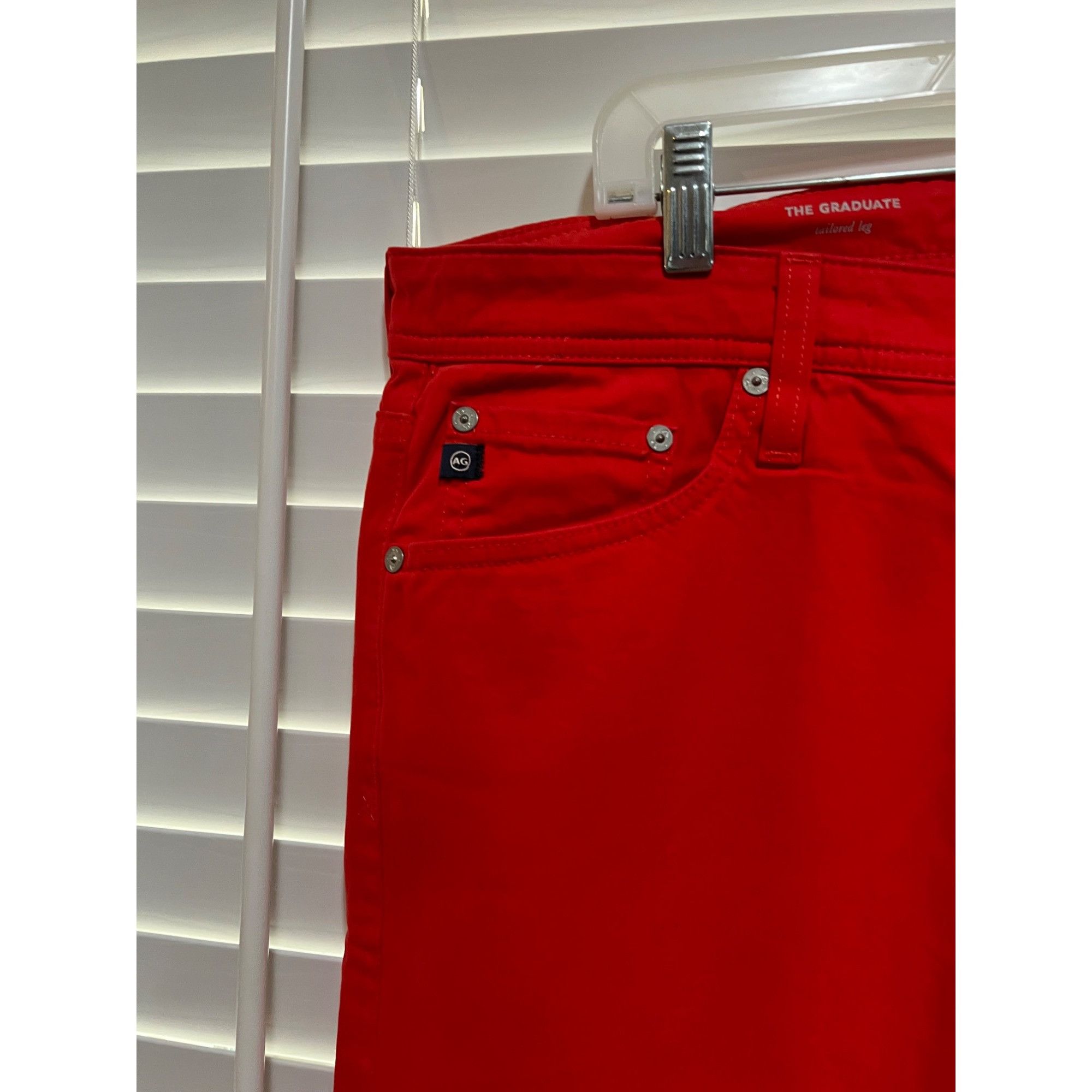 AG Adriano Goldschmied AG Adriano Goldschmied The Graduate Tailored Leg Mens Chinos Size US 32 / EU 48 - 3 Thumbnail