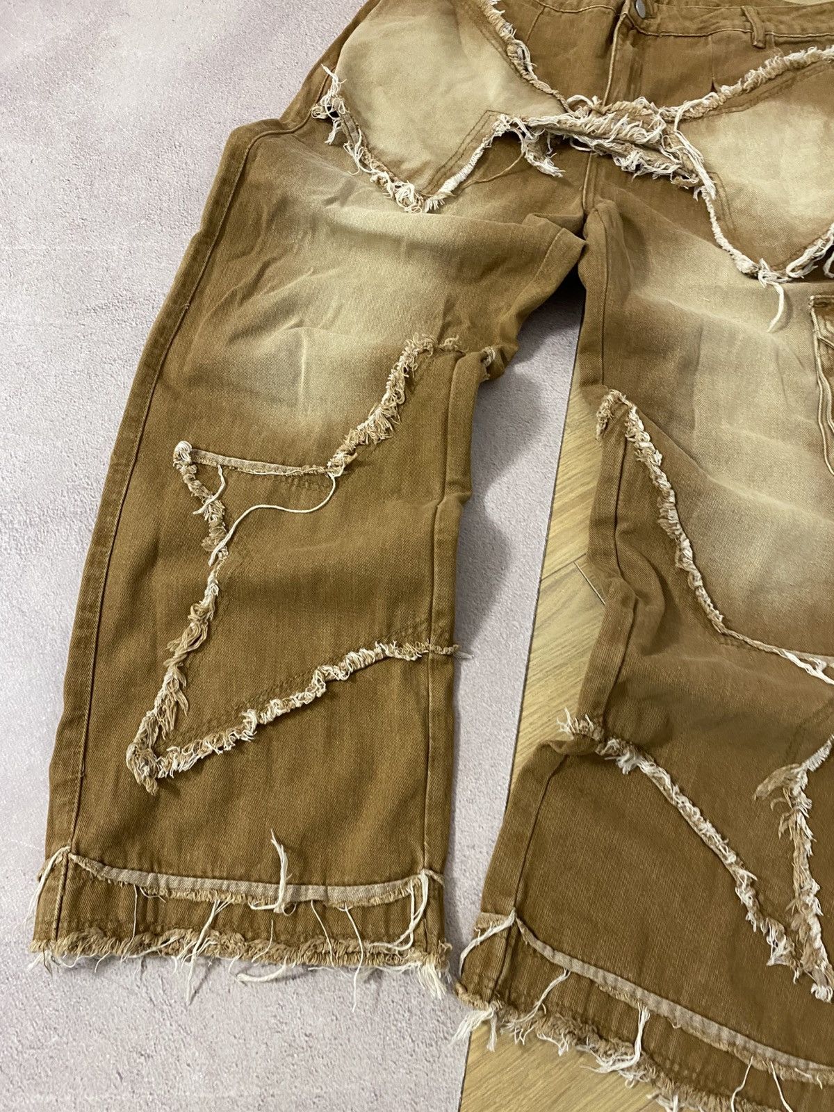 Other Baggy Brown Faded Pants If Six Was Nine style y2k jeans Size US 34 / EU 50 - 2 Thumbnail