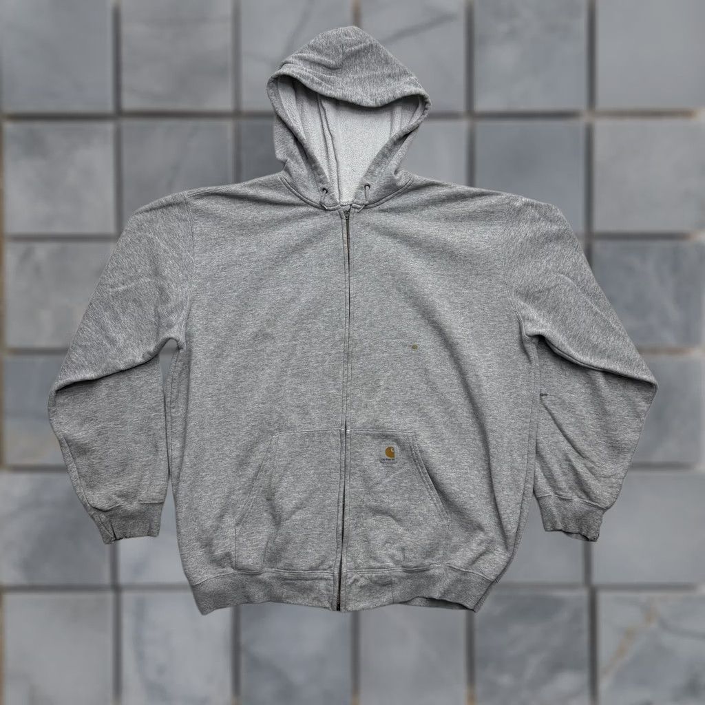 Carhartt Carhartt Hoodie Jacket Mens XL Gray Full Zip Fleece Relaxed Fit Workwear Vintage? (note: original says Vintage but specs Vintage: No) Size US XL / EU 56 / 4 - 1 Thumbnail
