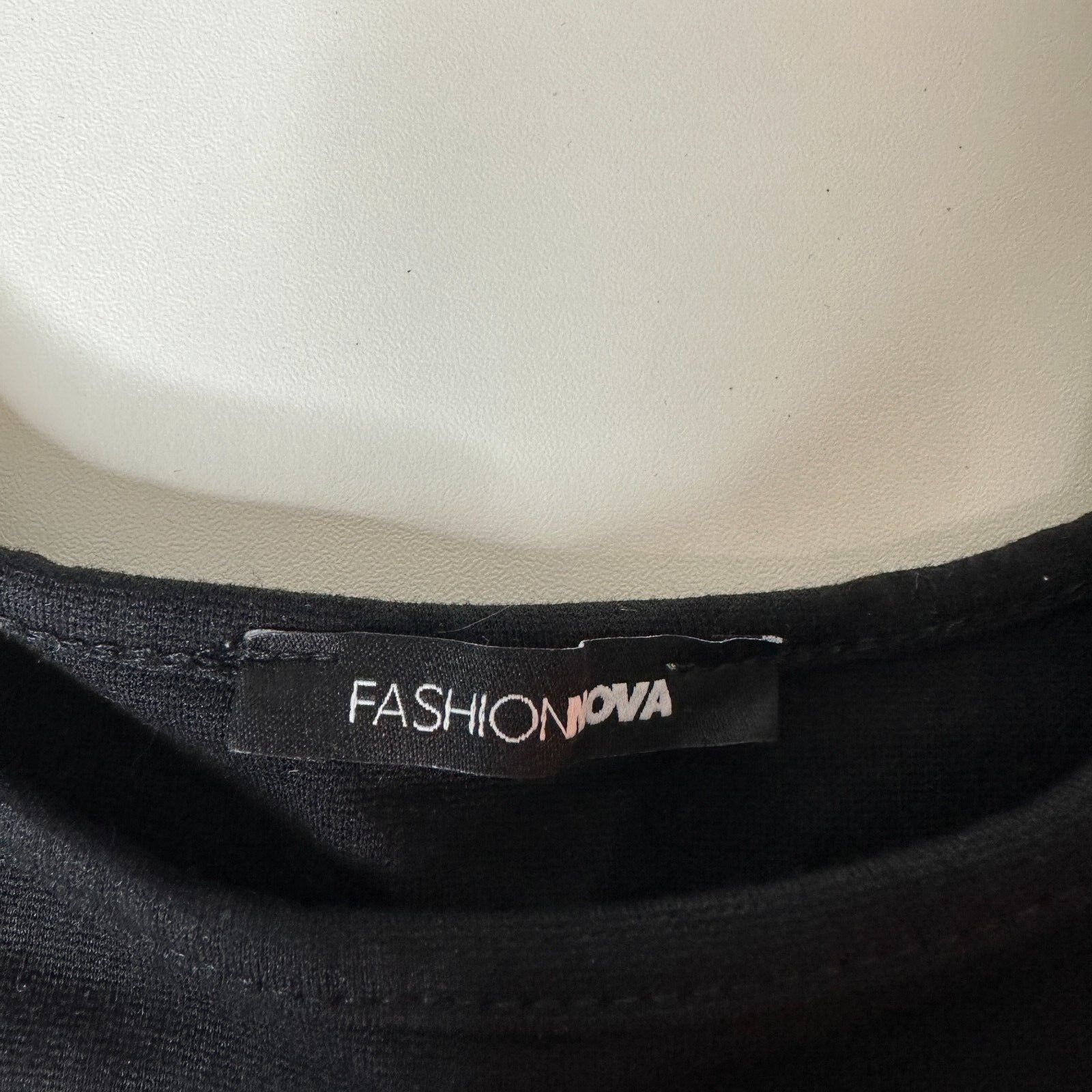 Other Fashion Nova Black Square Neck Crop Tank Top Bralette XS Size XS / US 0-2 / IT 36-38 - 3 Thumbnail