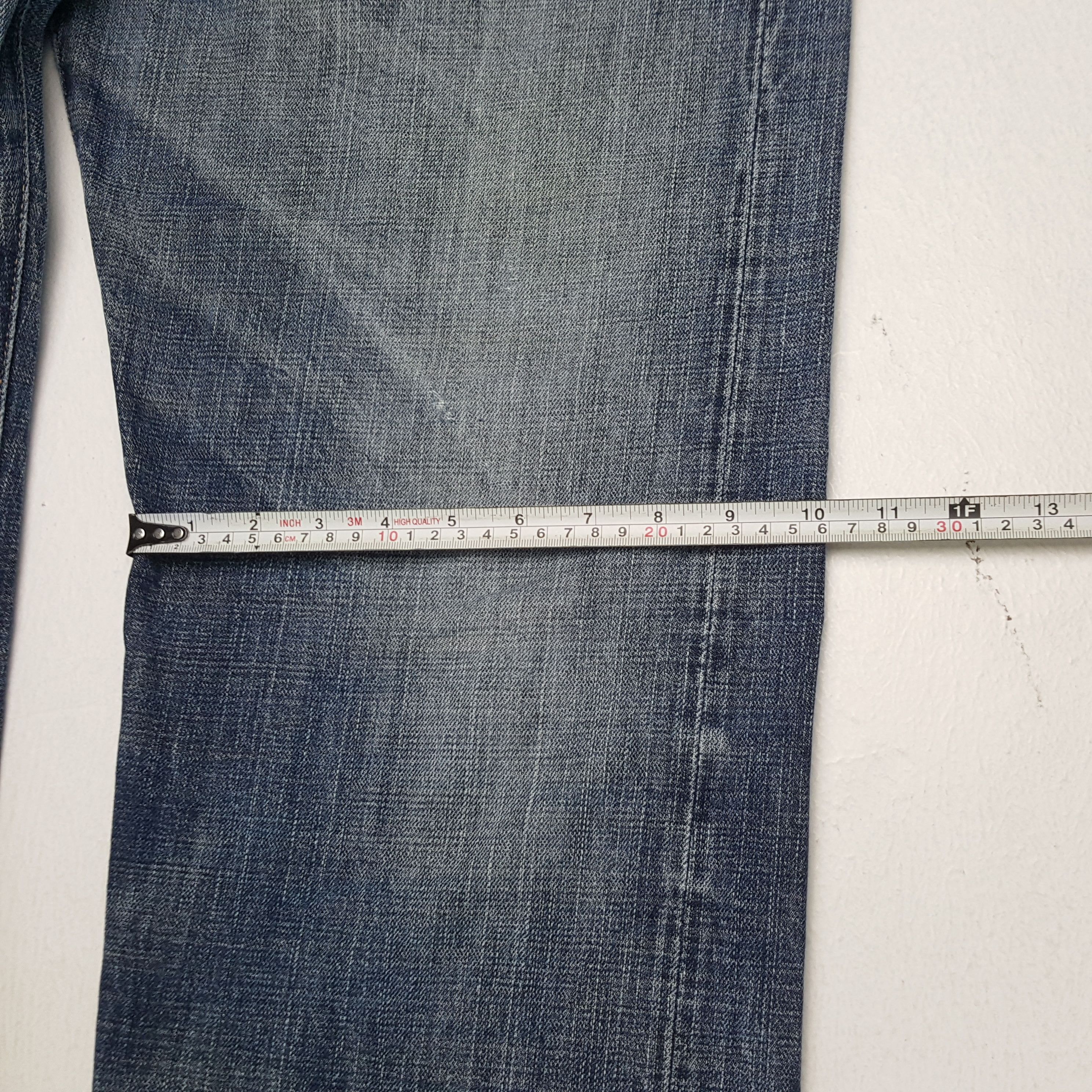 Evisu × Japanese Brand × Vintage Vintage EVISU Japanese Brand Daicock Custom Distressed Jean Size US 32 / EU 48 - 10 Thumbnail