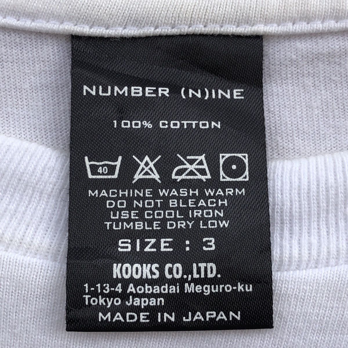 Number (N)ine Number Nine X Rolling Stones Tshirts Size US M / EU 48-50 / 2 - 10 Thumbnail