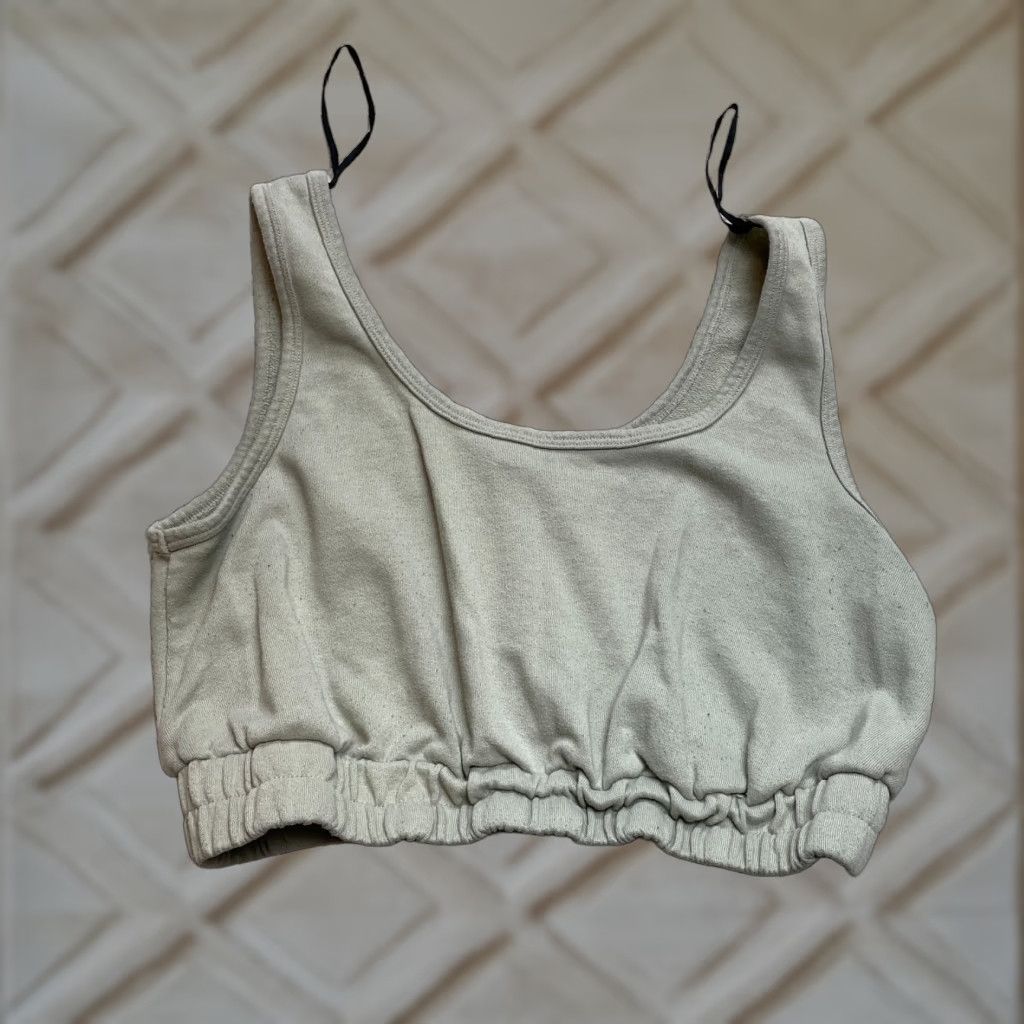Forever 21 Forever 21 Plus Cropped Tank Top Shirt Womens 0X Light Green Sage Stretch Solid Size XL / US 12-14 / IT 48-50 - 1 Thumbnail