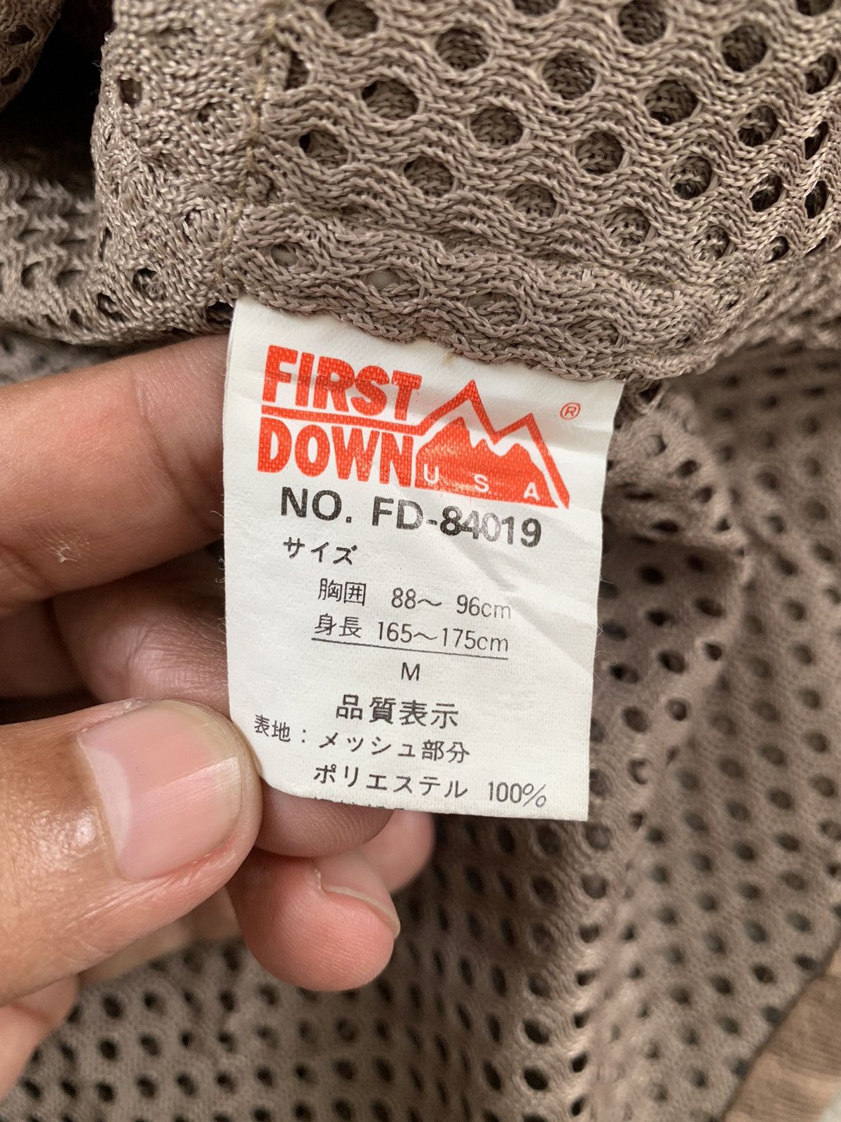Other First Down Usa Multipockets Netting Style Vest Size US M / EU 48-50 / 2 - 12 Thumbnail