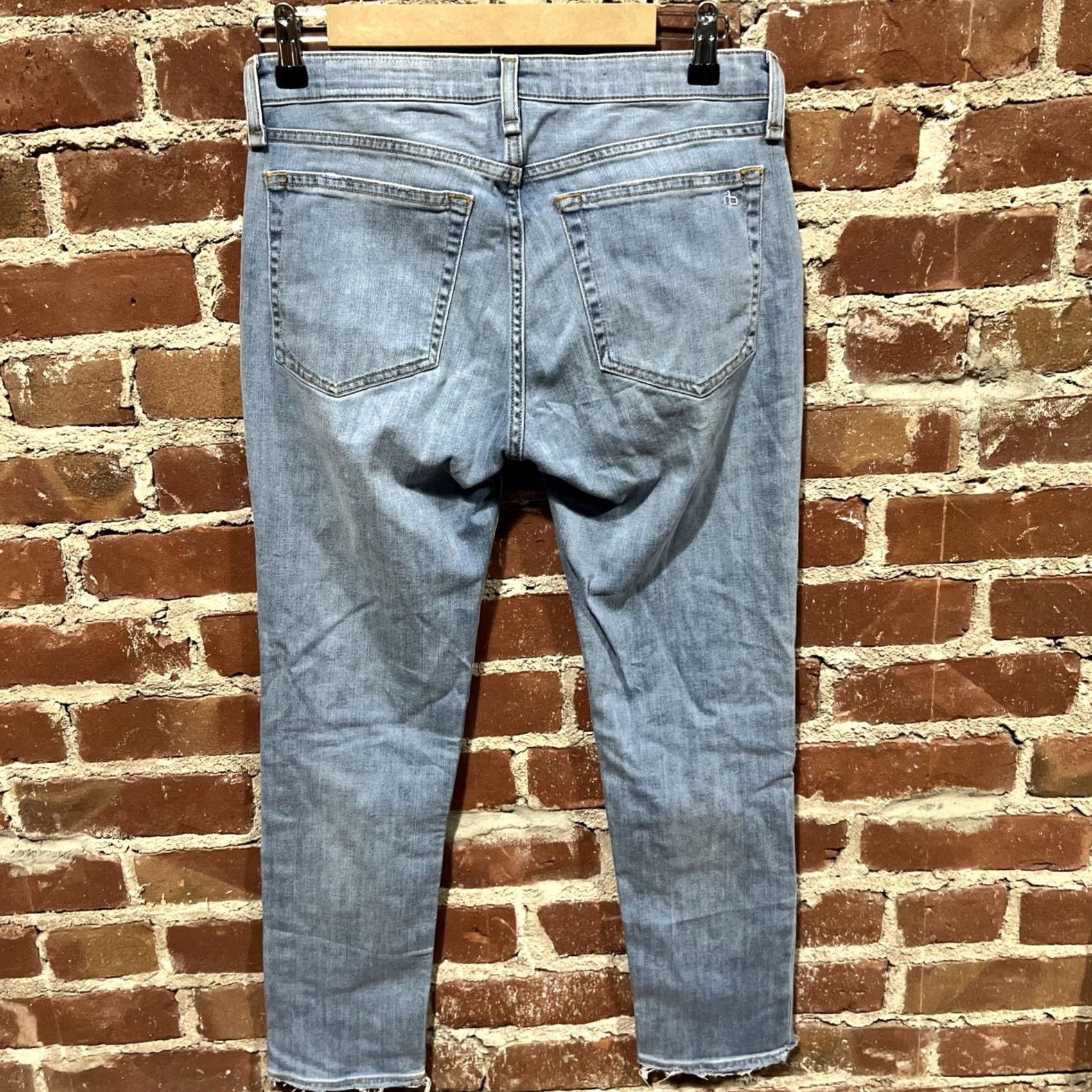 Rag & Bone Rag And Bone Jeans Womens 26 Skinny Blue Logo Dark Size 26" / US 2 / IT 38 - 4 Thumbnail