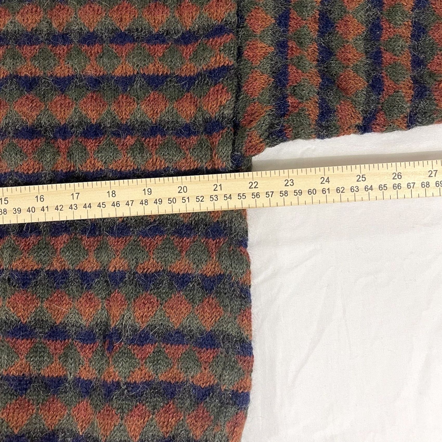 Vintage VINTAGE Frank Stella New York Sz S Sweater 100% ALPACA Geometric 80s 90s Size US S / EU 44-46 / 1 - 5 Thumbnail