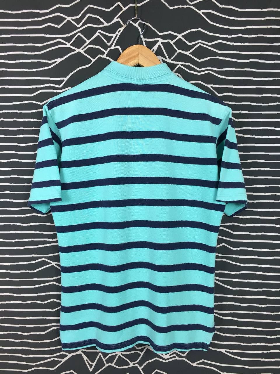 Polo Ralph Lauren × Vintage Vtg Polo Ralph Lauren Small Pony Striped Polo Tee Size US M / EU 48-50 / 2 - 7 Thumbnail