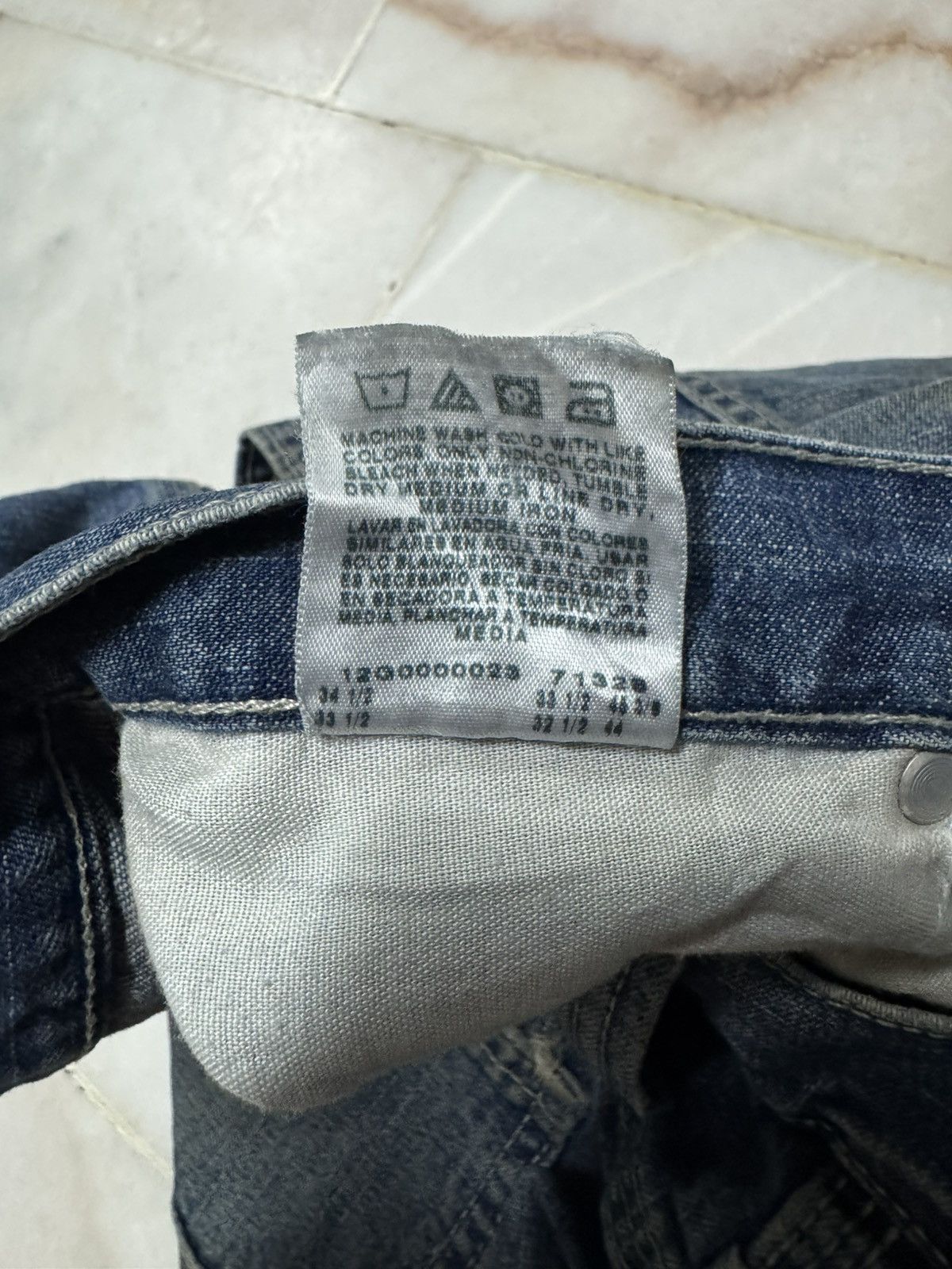 Lee BAGGY💥90s STYLE LEE DUNGAREES CARPENTER RUSTY INSANE MUDWASH Size US 32 / EU 48 - 11 Thumbnail