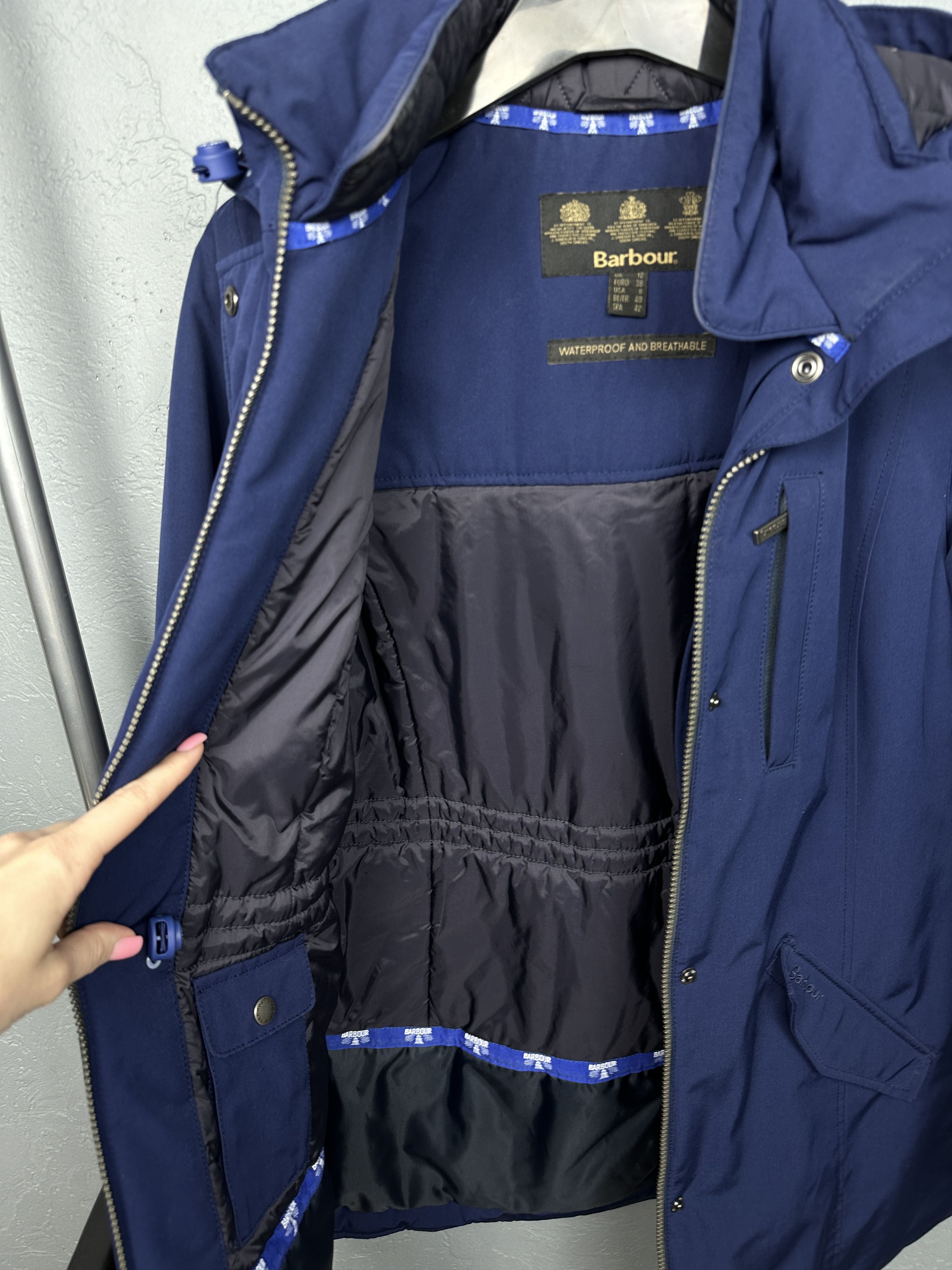 Barbour Barbour Womens Waterproof Elper WB Jacket Size M / US 6-8 / IT 42-44 - 10 Thumbnail