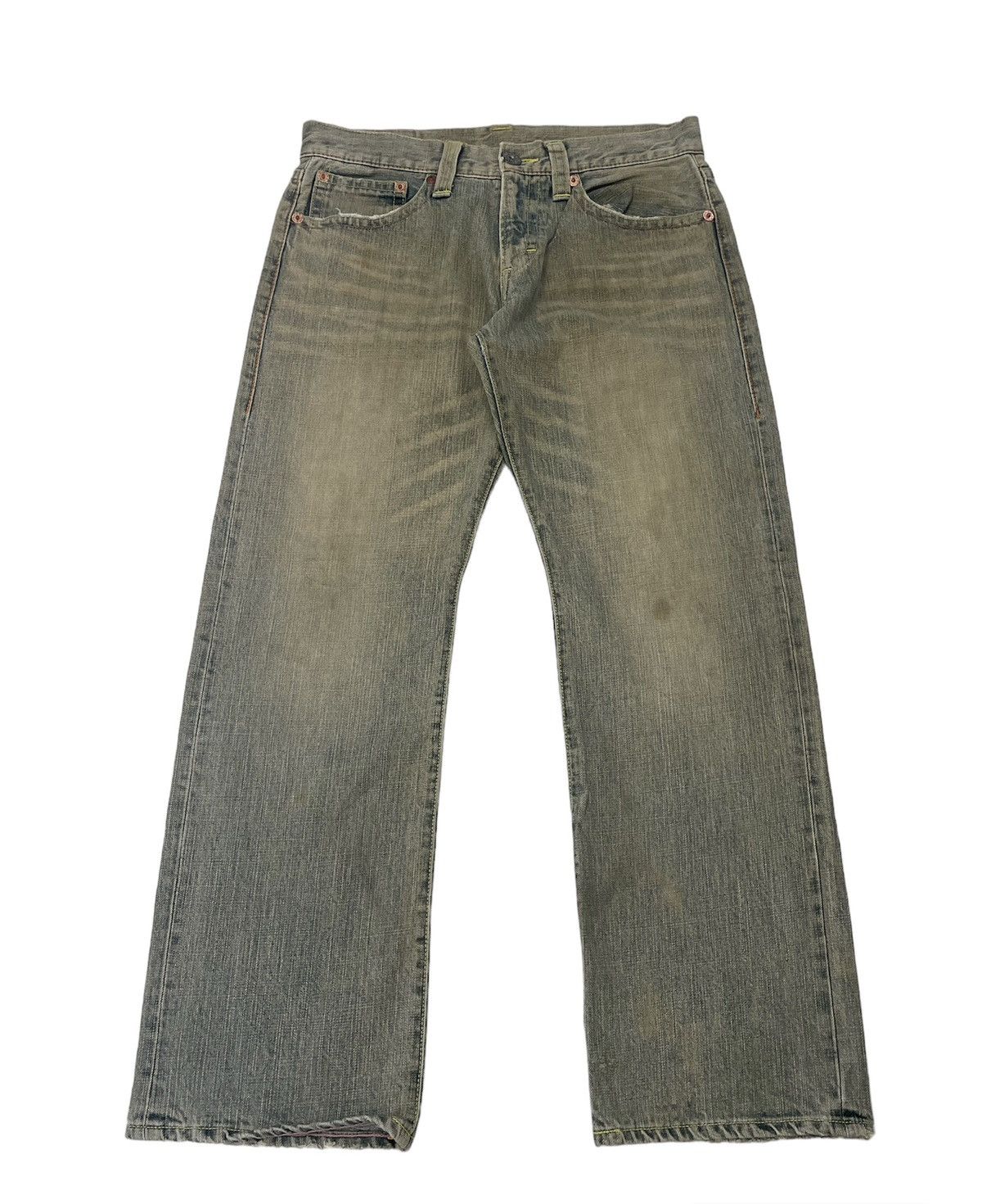 Japanese Brand Vintage Co&Lu Daicock Rusty Mudmax Washed Style Jeans Size US 32 / EU 48 - 2 Thumbnail